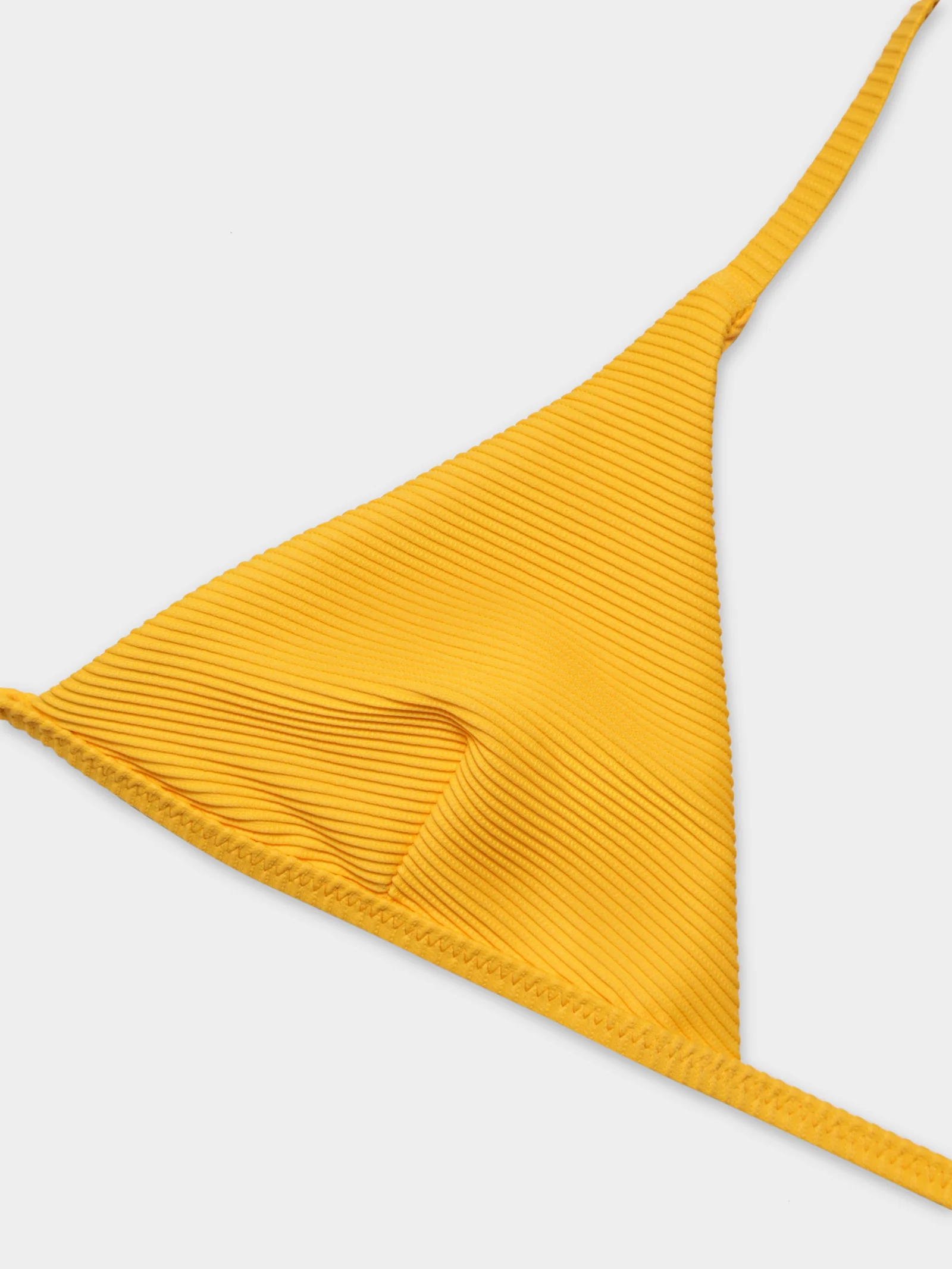 Rib High Apex Triangle Bikini Top - Image 5