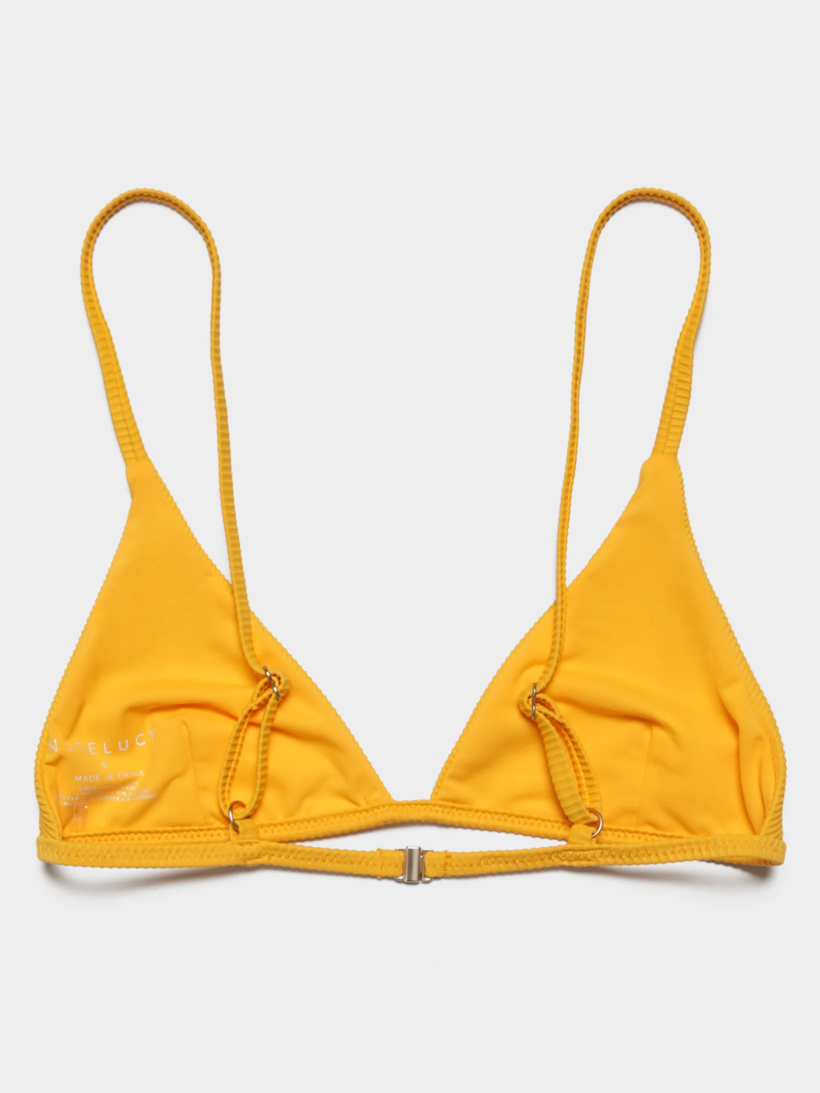 Rib High Apex Triangle Bikini Top - Image 8