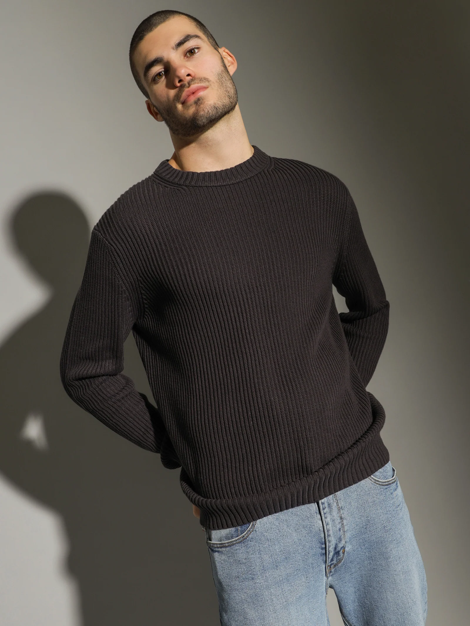 Rib Knit Crew - Image 3