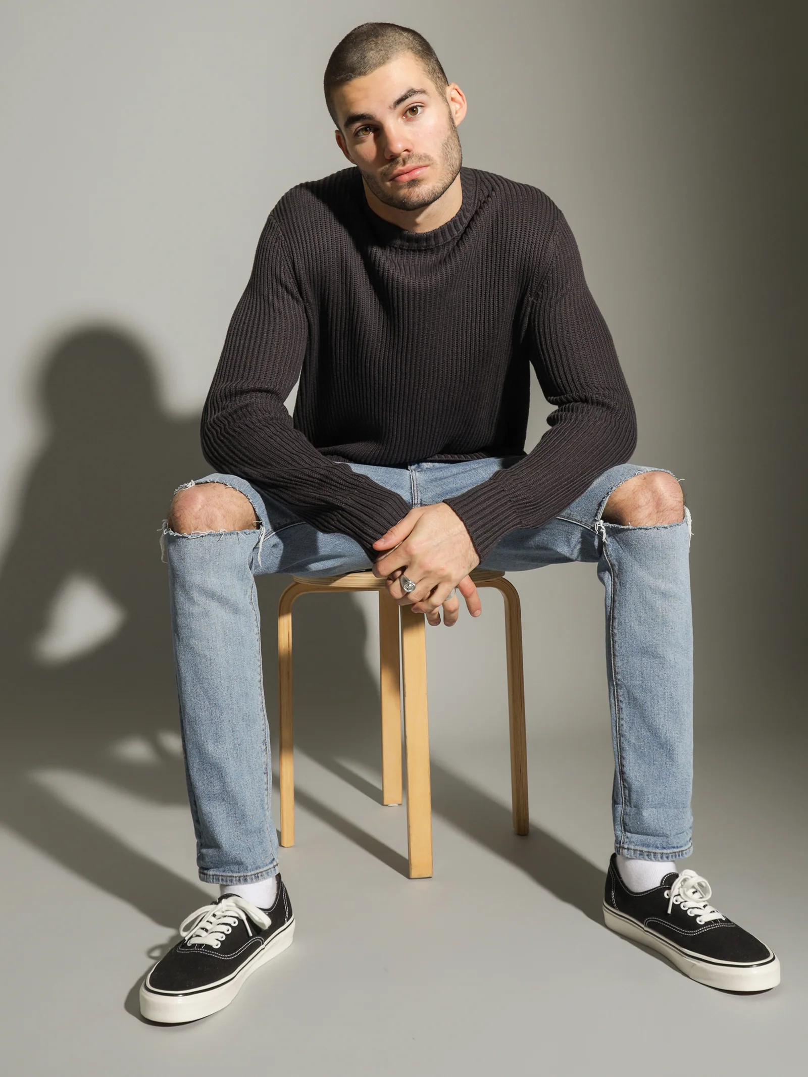Rib Knit Crew - Image 4