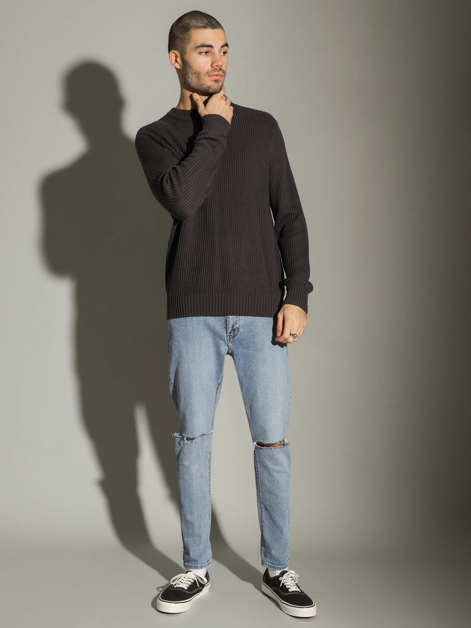 Rib Knit Crew - Image 5
