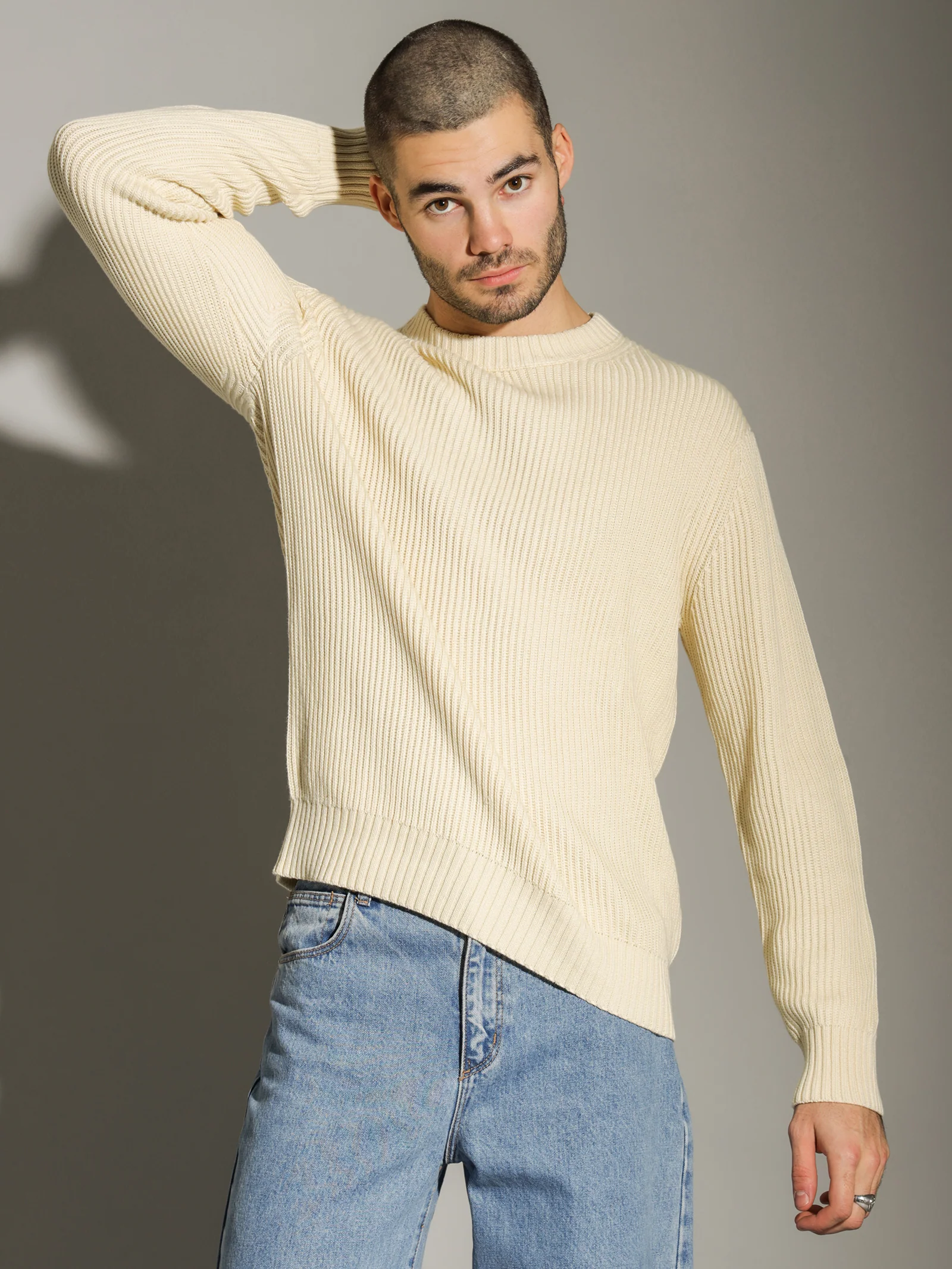 Rib Knit Crew - Image 3