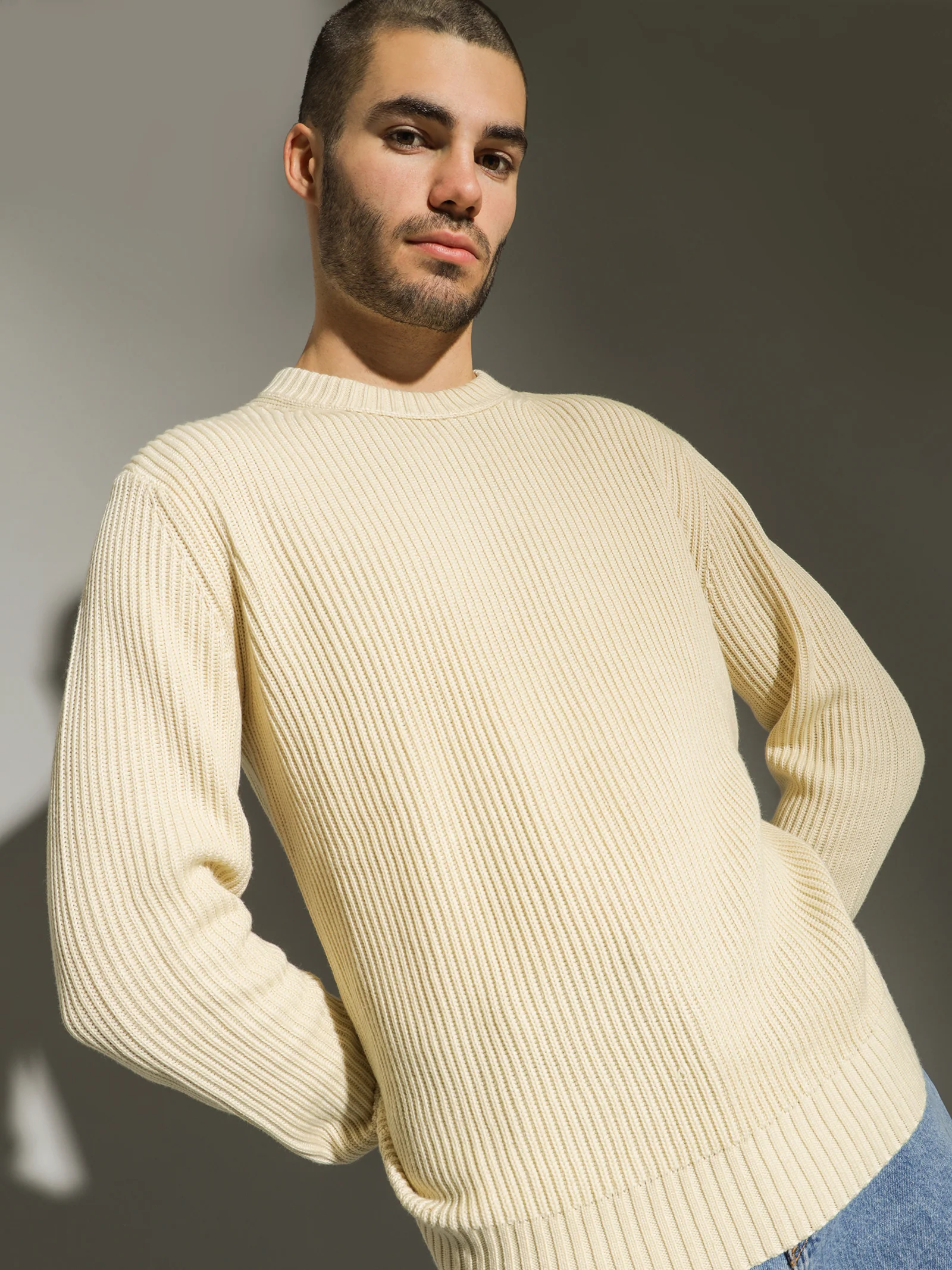 Rib Knit Crew - Image 5