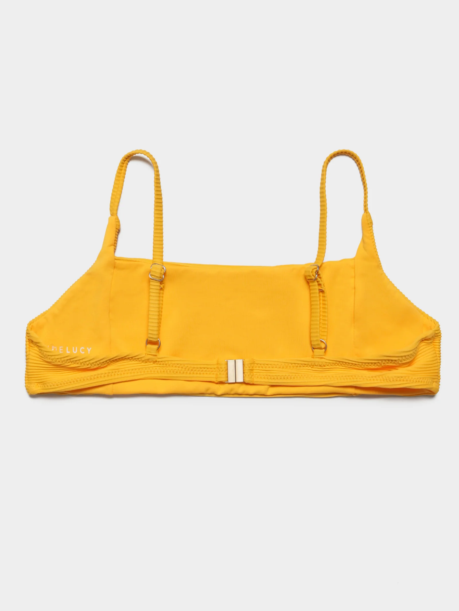 Rib Square Neck Bikini Top - Image 9