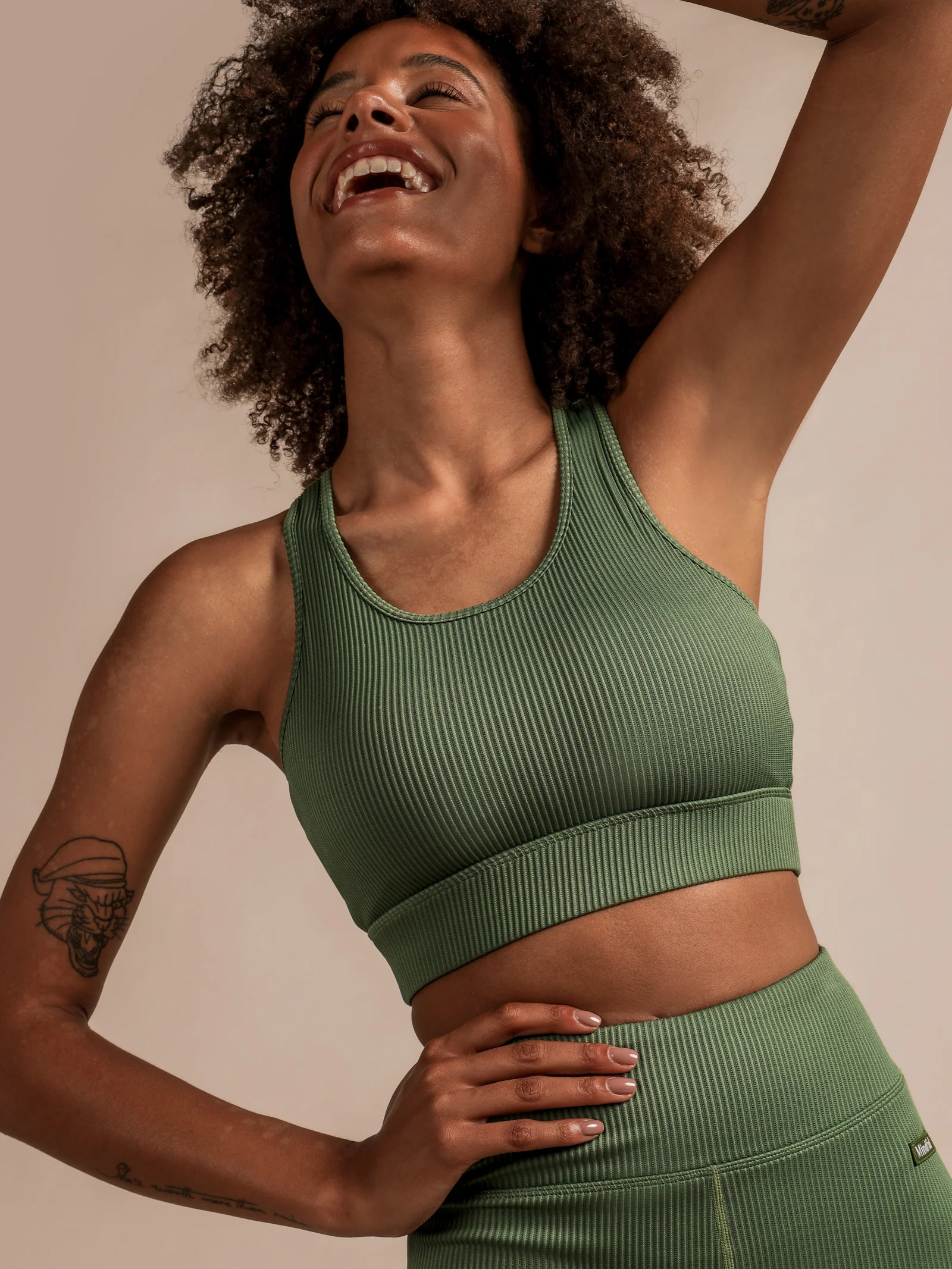Ribbed Active Crop