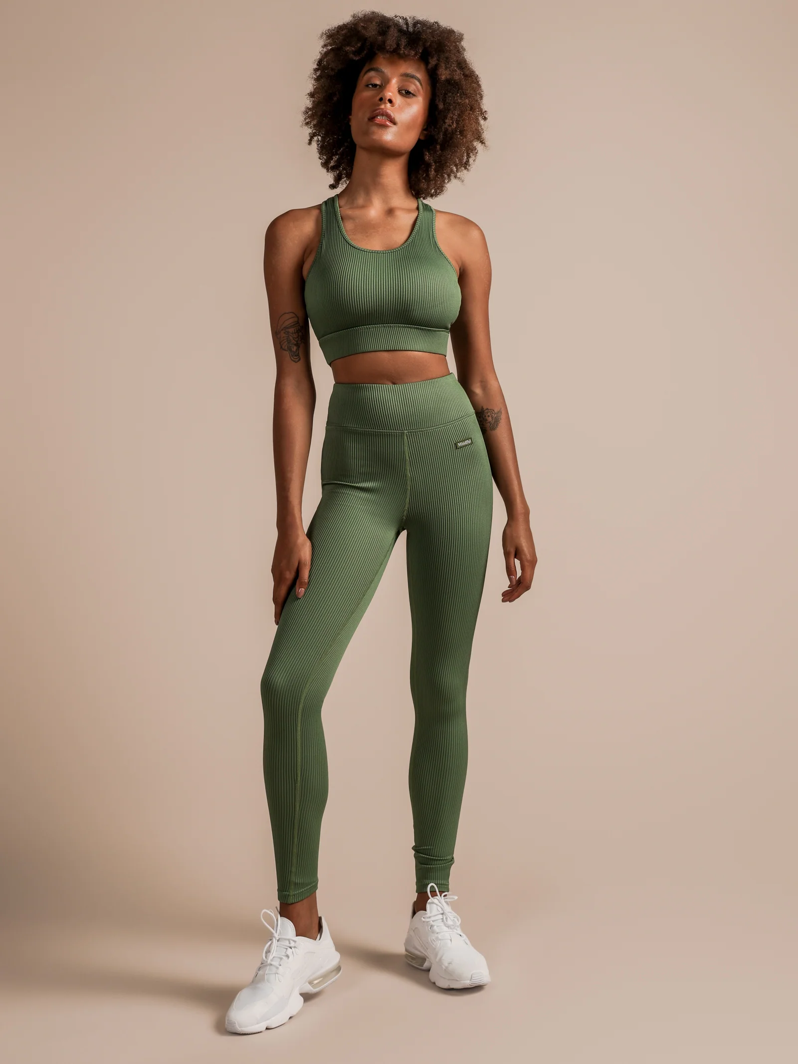Ribbed Comfort 7/8 Length Leggings - Image 4