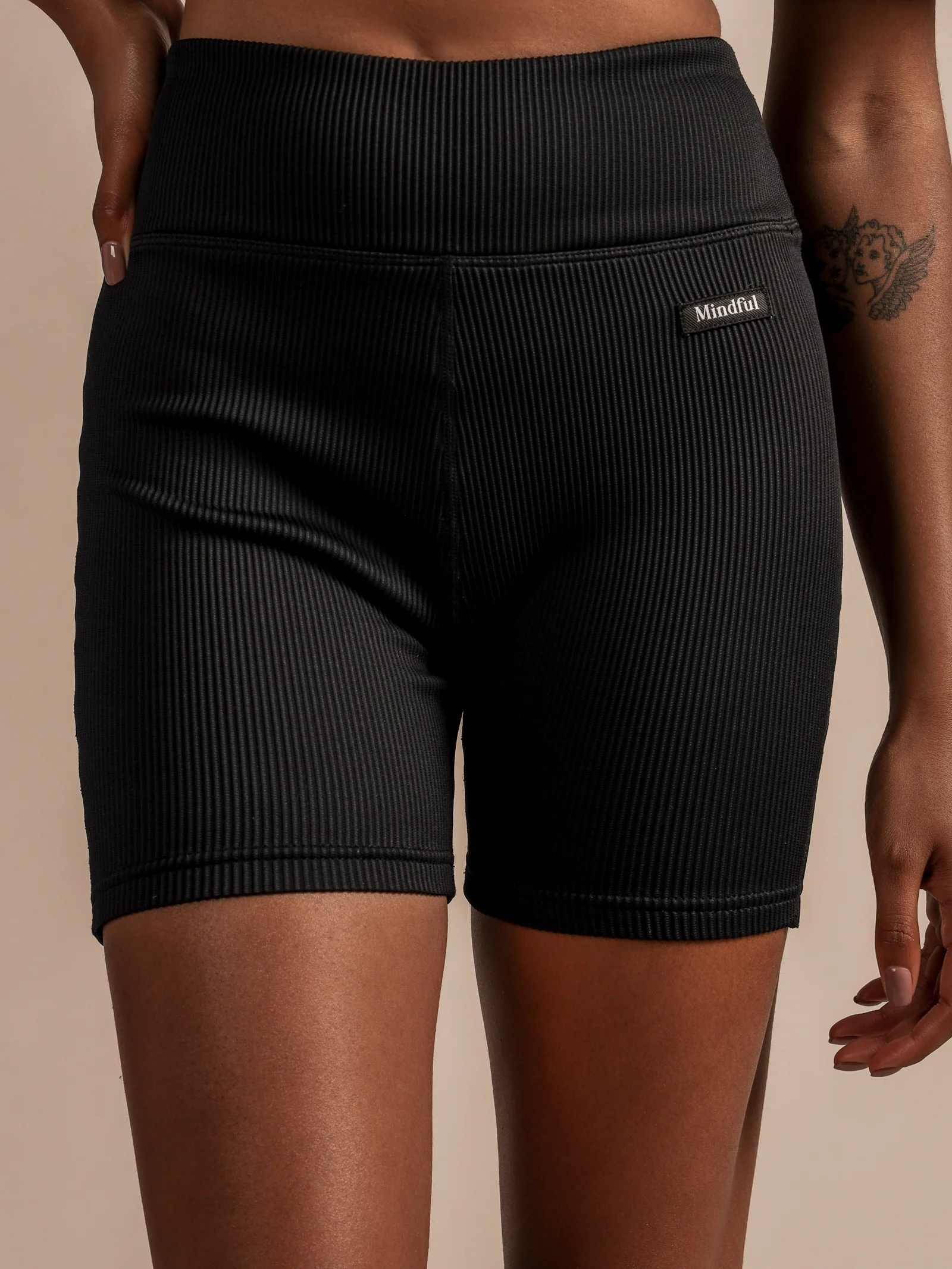 Ribbed Comfort Bike Shorts - Image 3