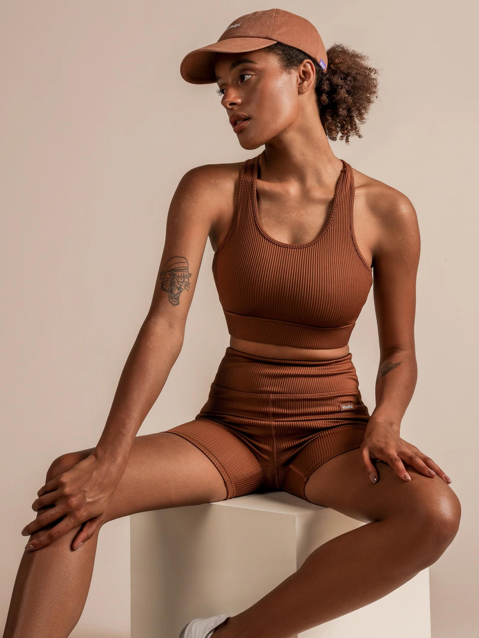 Ribbed Comfort Bike Shorts - Image 2