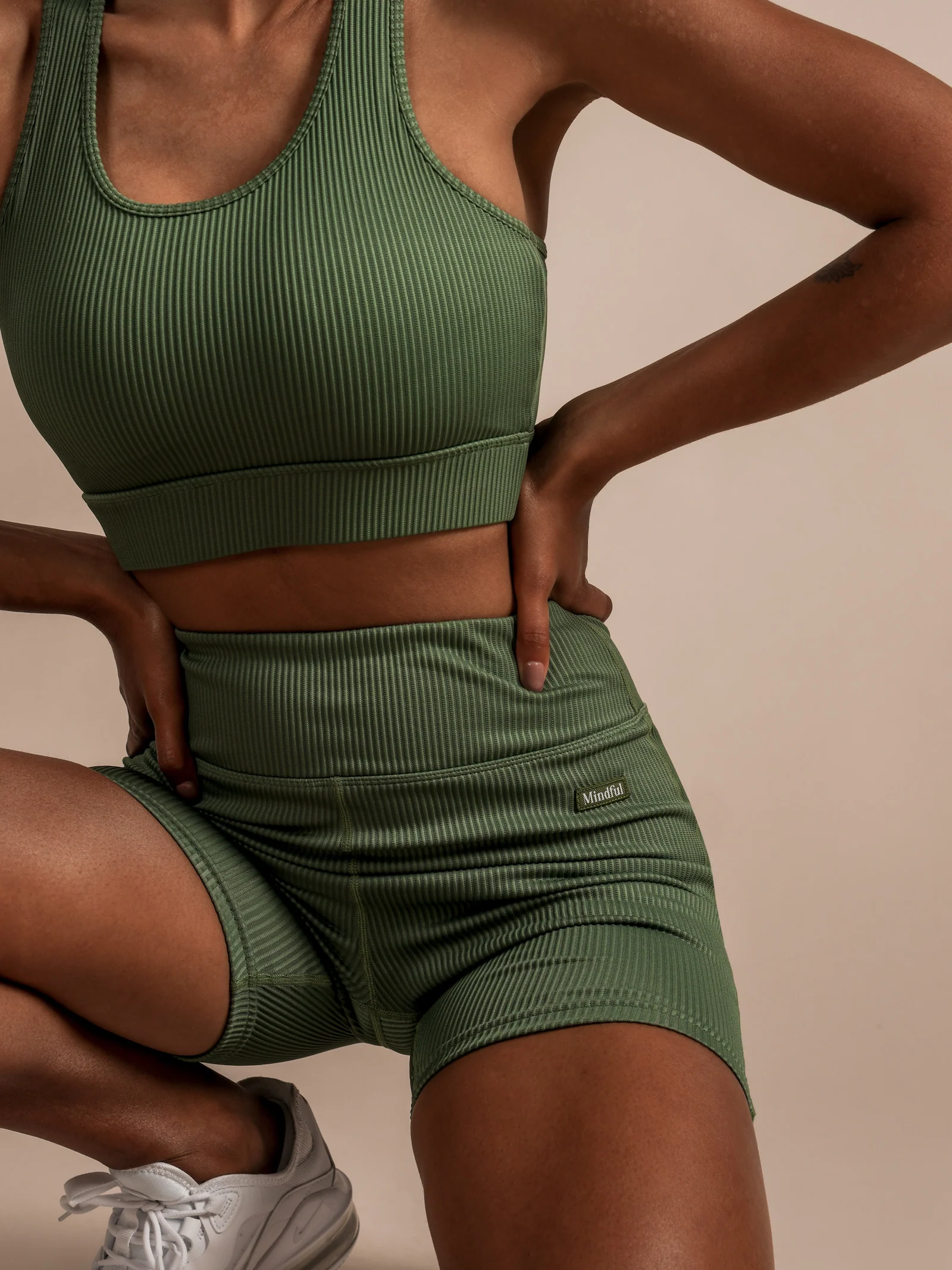 Ribbed Comfort Bike Shorts - Image 2