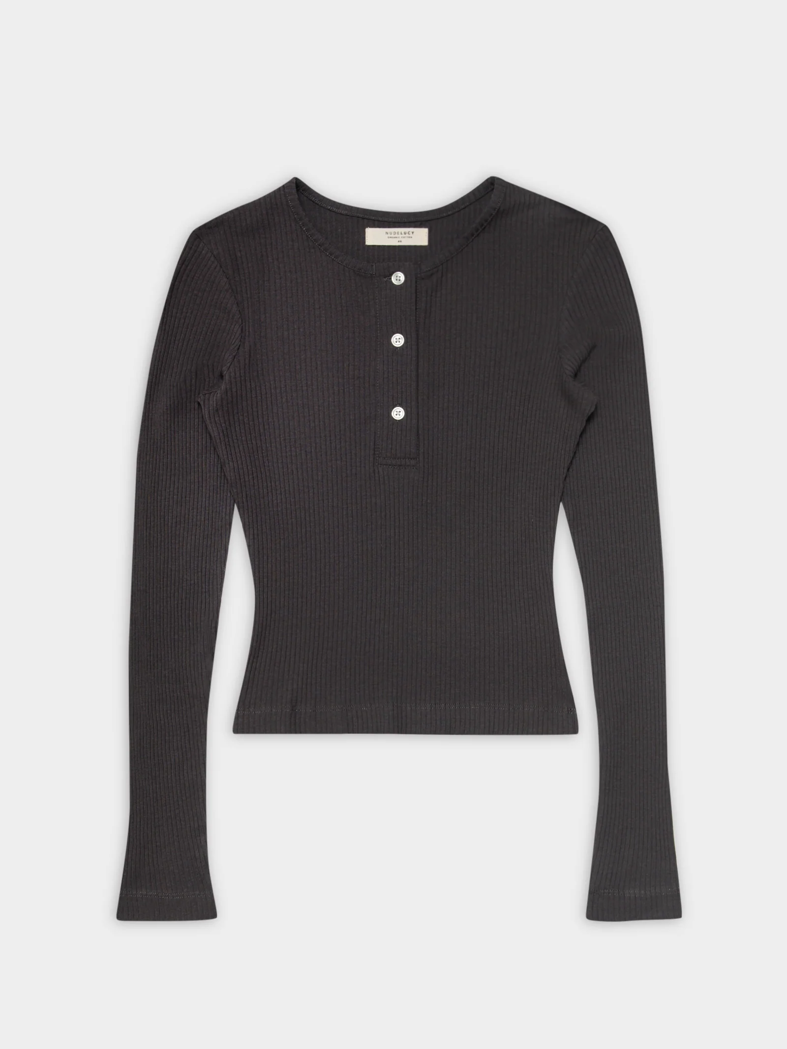 Ribbed Long Sleeve Lounge T-Shirt - Image 7