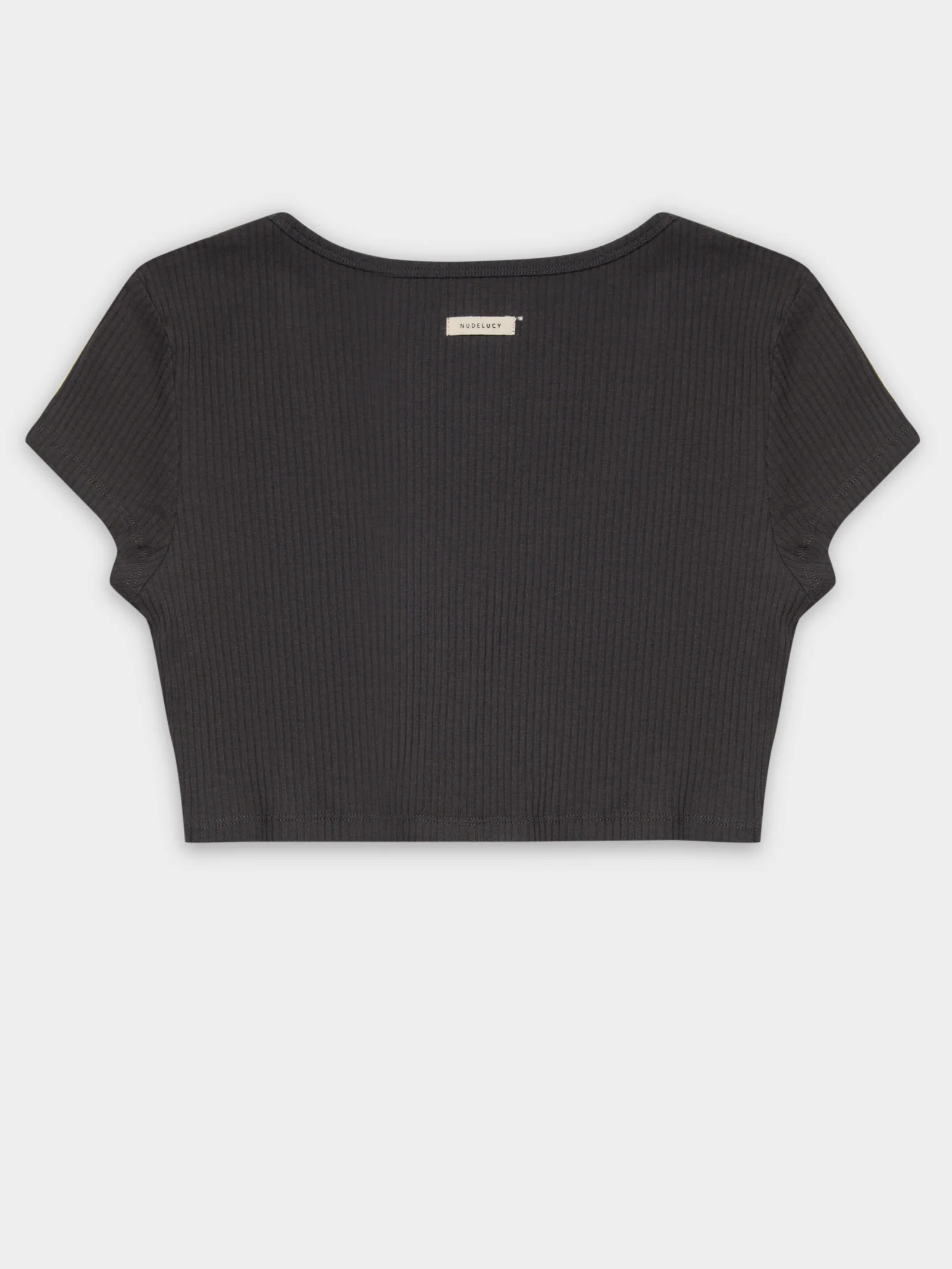 Ribbed Lounge Button T-Shirt - Image 9