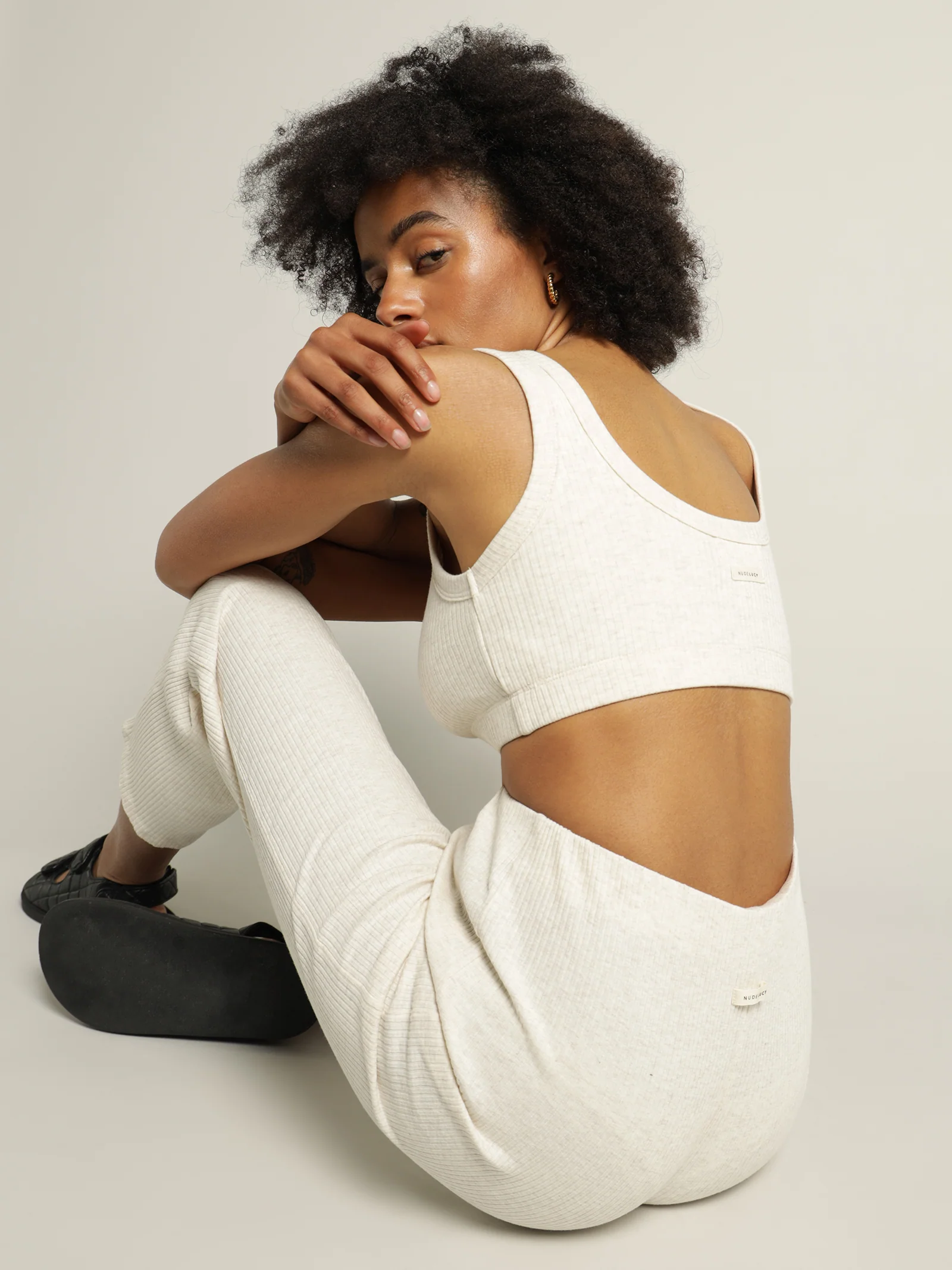 Ribbed Lounge Crop Top - Image 2