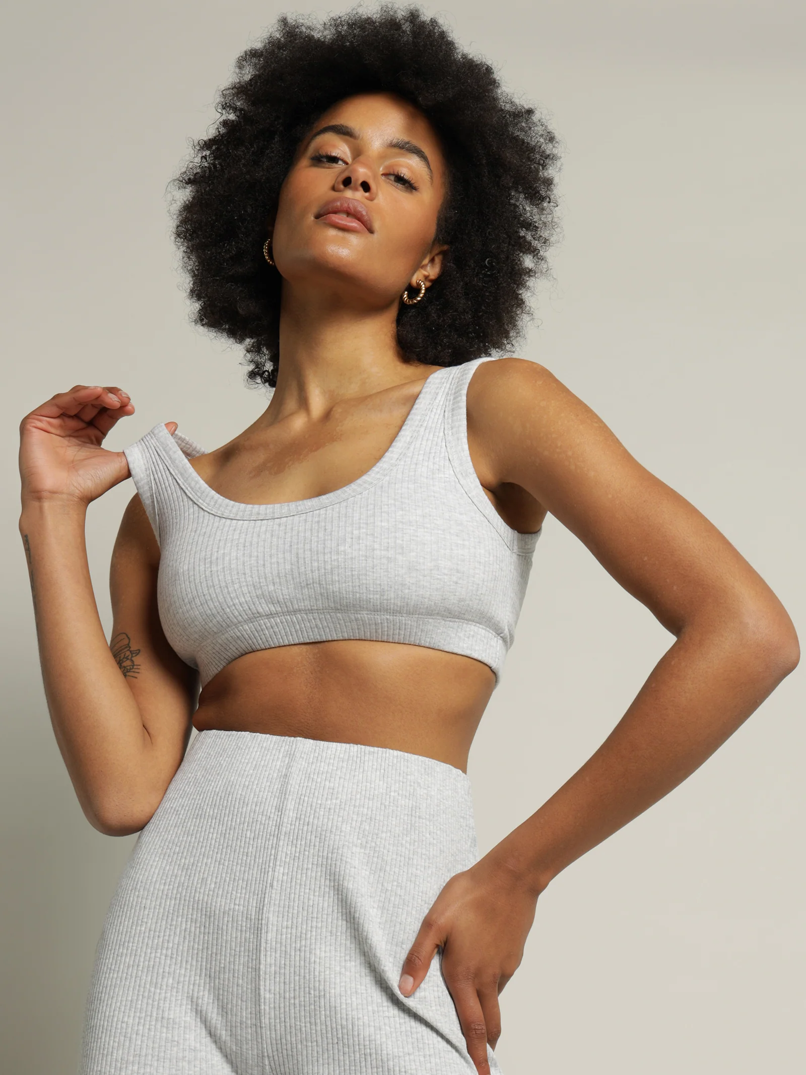 Ribbed Lounge Crop Top - Image 3