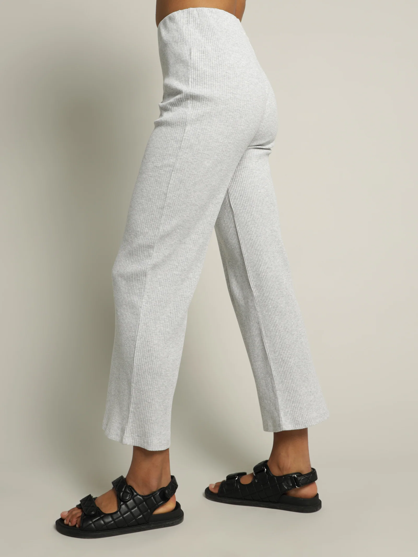 Ribbed Lounge Culotte Pants - Image 5