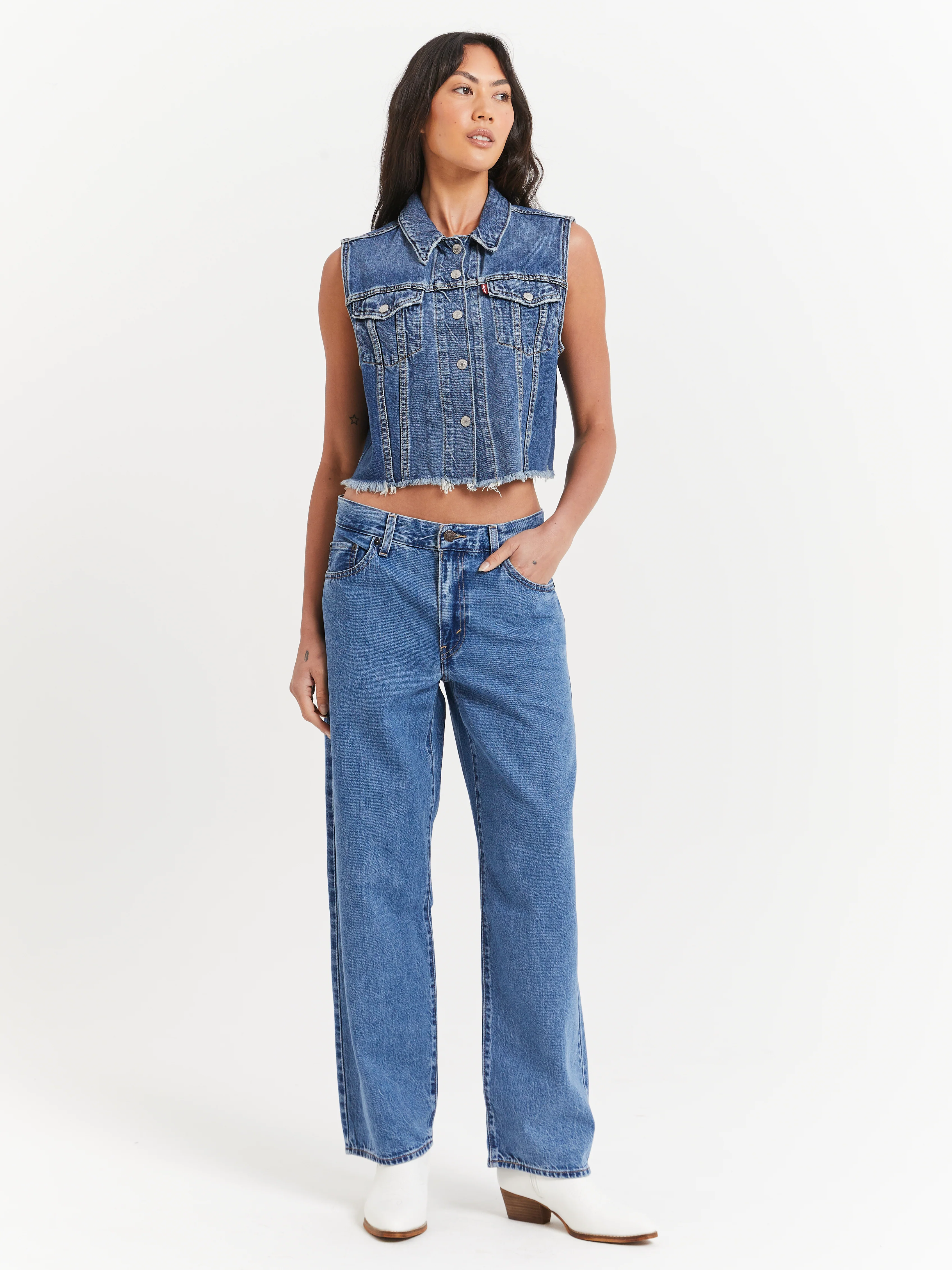 Ribcage Straight Ankle Jeans - Image 2