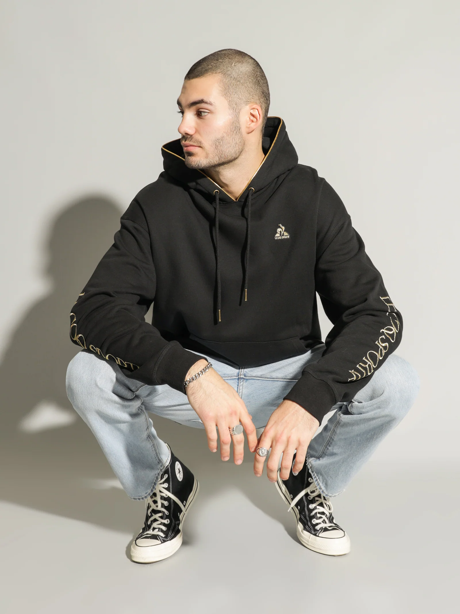 Riche Gold Hooded Sweat - Image 2