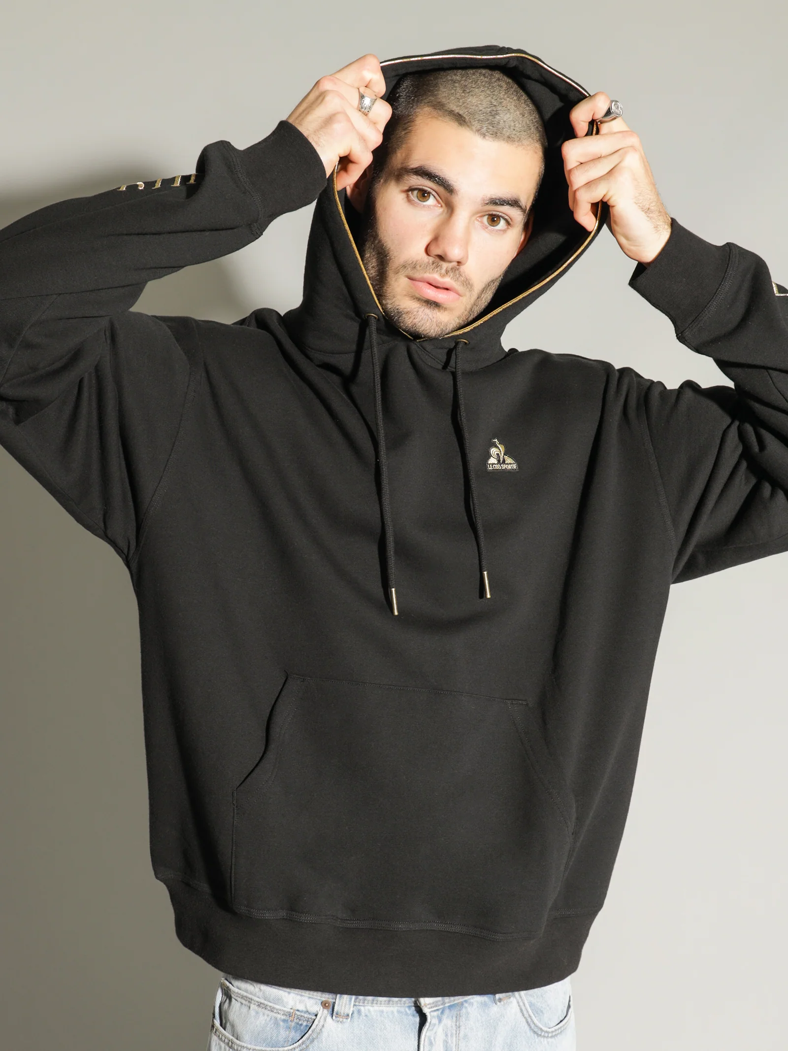 Riche Gold Hooded Sweat - Image 3