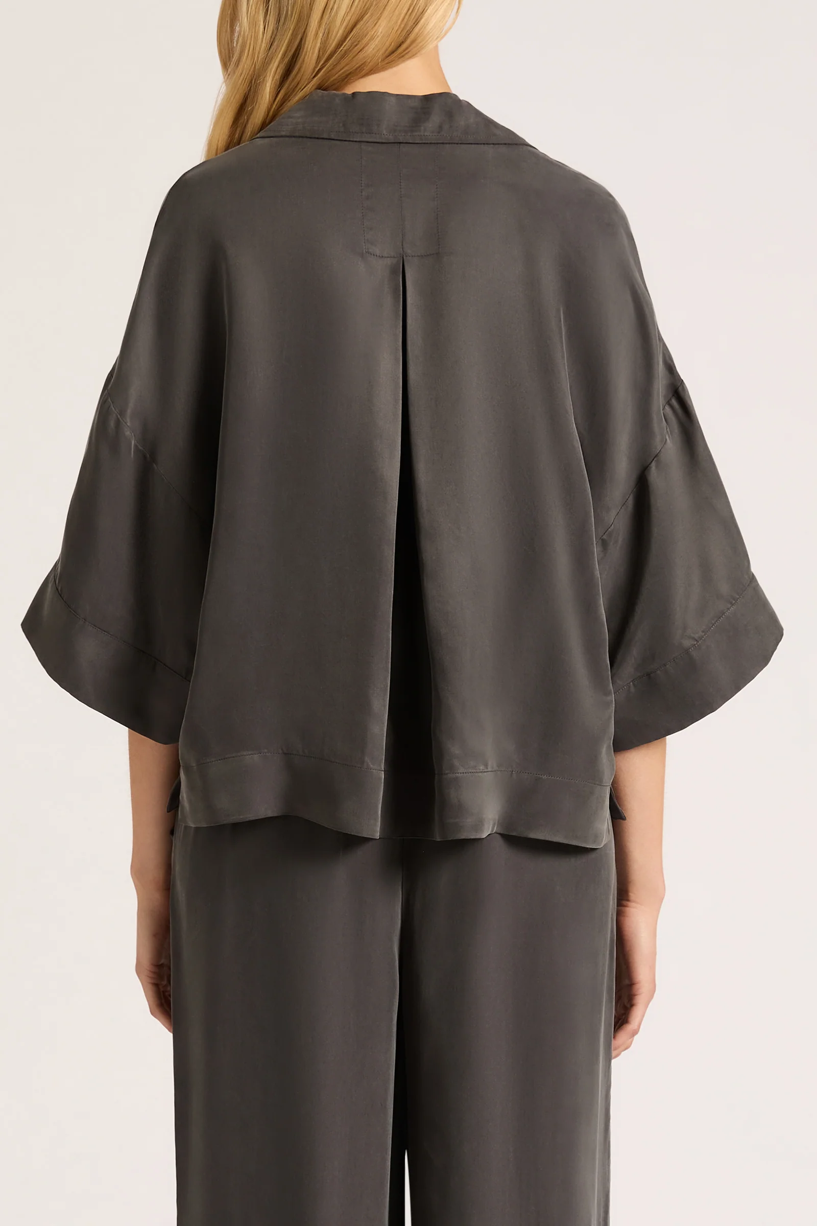 Rika Short Sleeve Cupro Shirt - Image 2