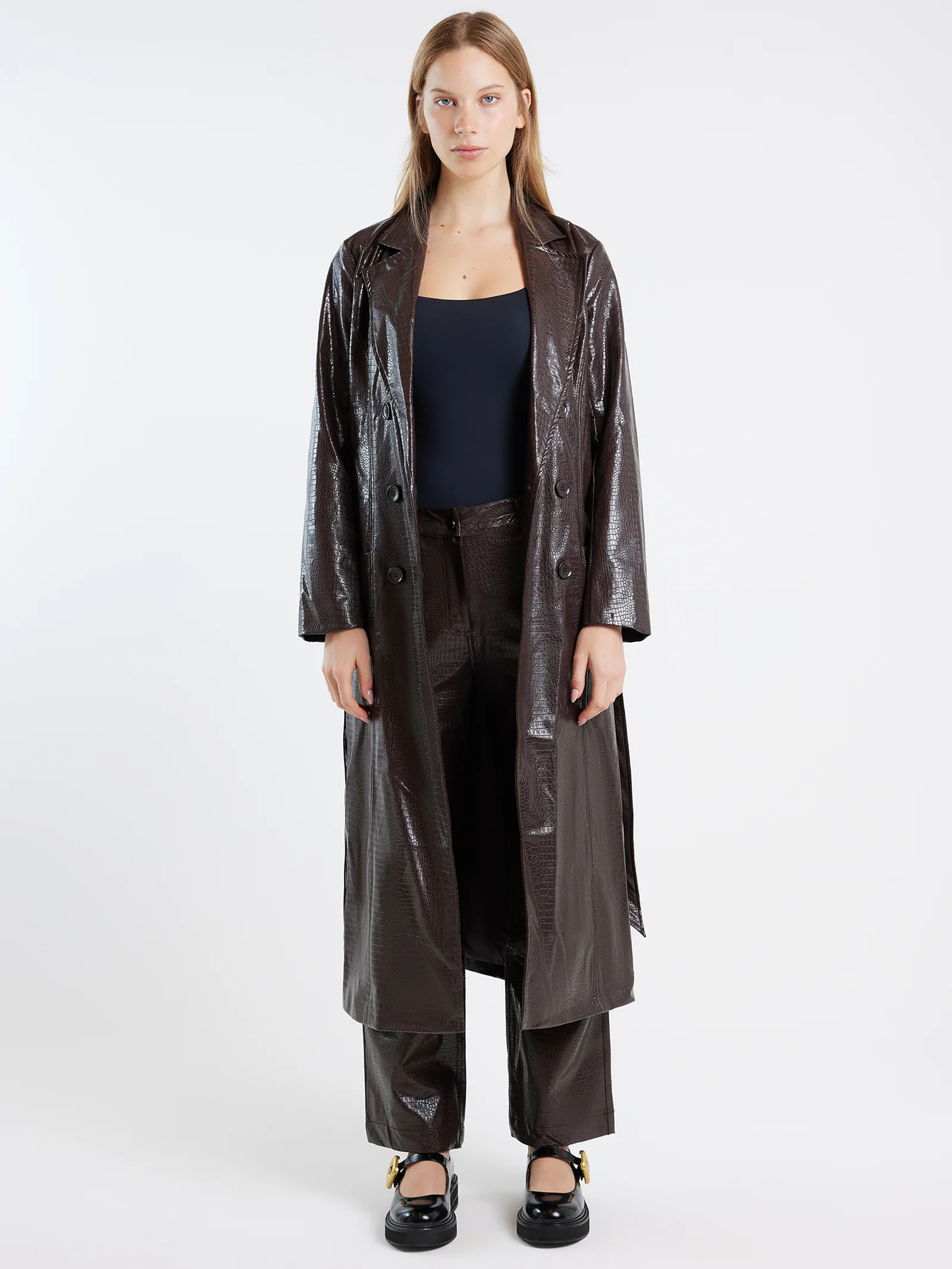 Rina Croc Pants - Image 2