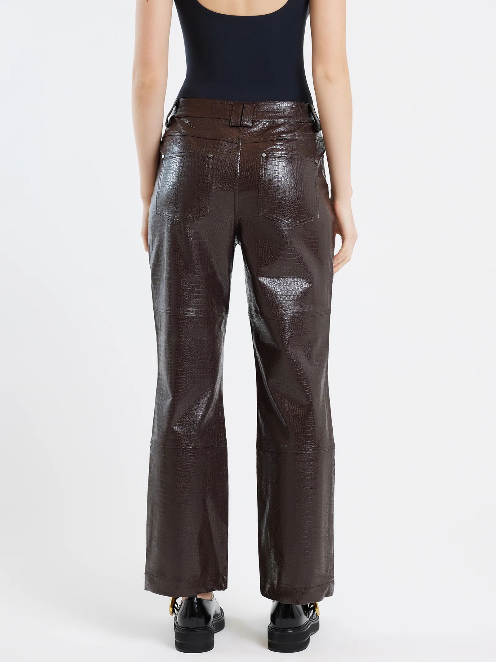 Rina Croc Pants - Image 5