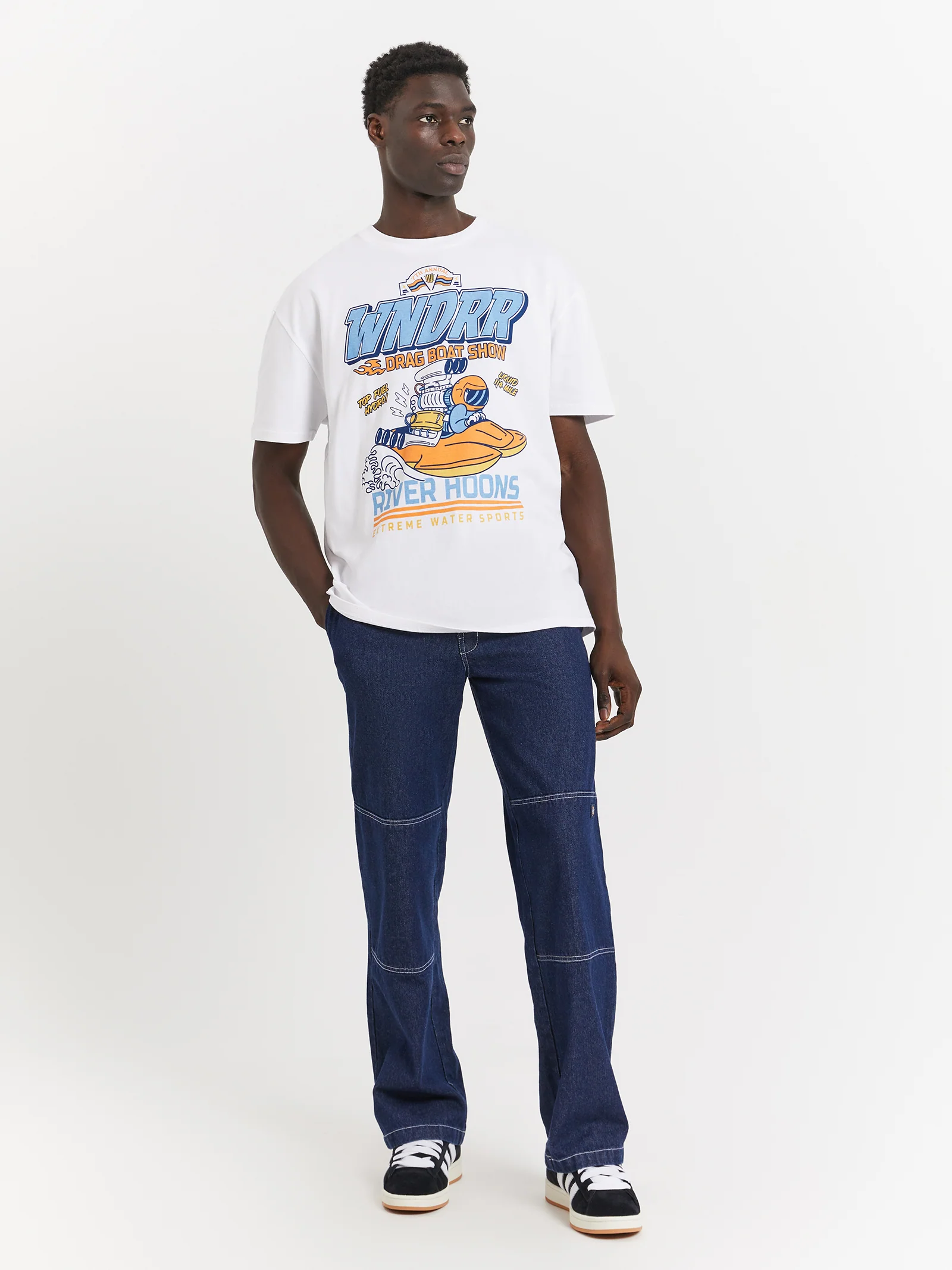 River Hoons Box Fit T-Shirt - Image 2