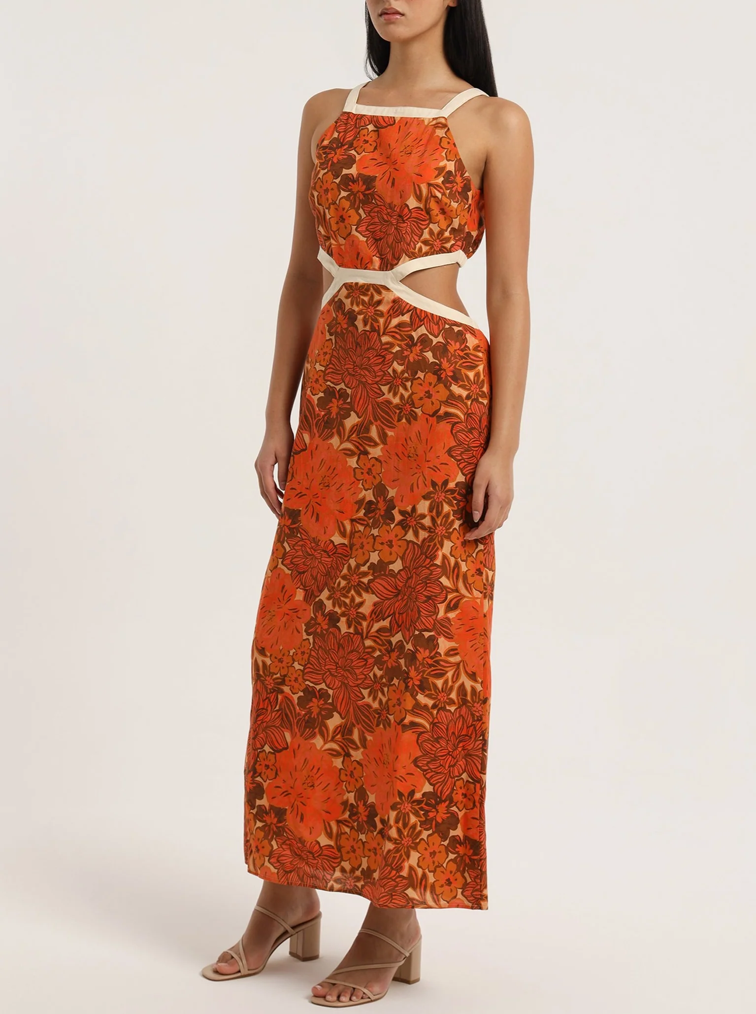 Rochelle Cut Out Midi Dress - Image 3