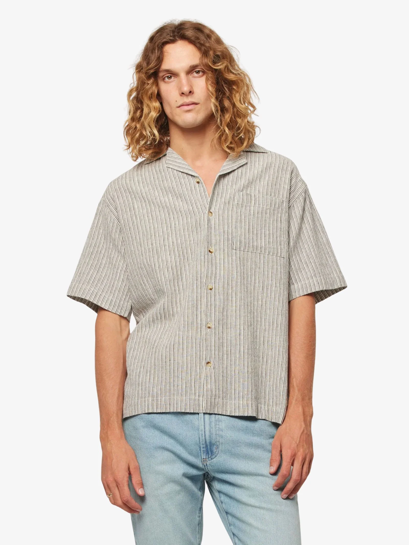 Earth Stripe Bowler Shirt - Image 2