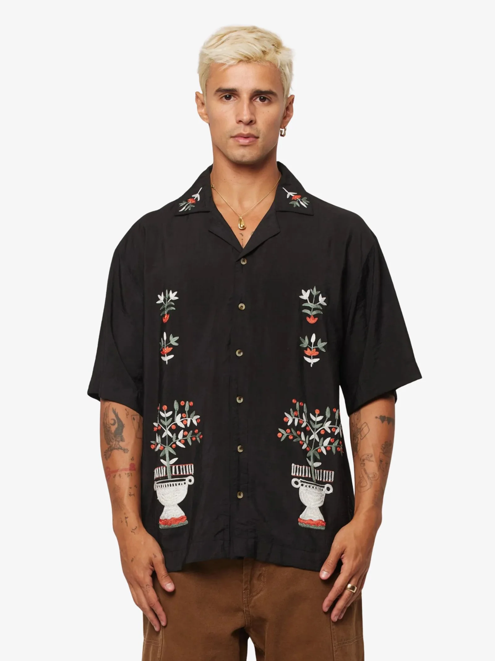Night Garden Bowler Shirt - Image 2