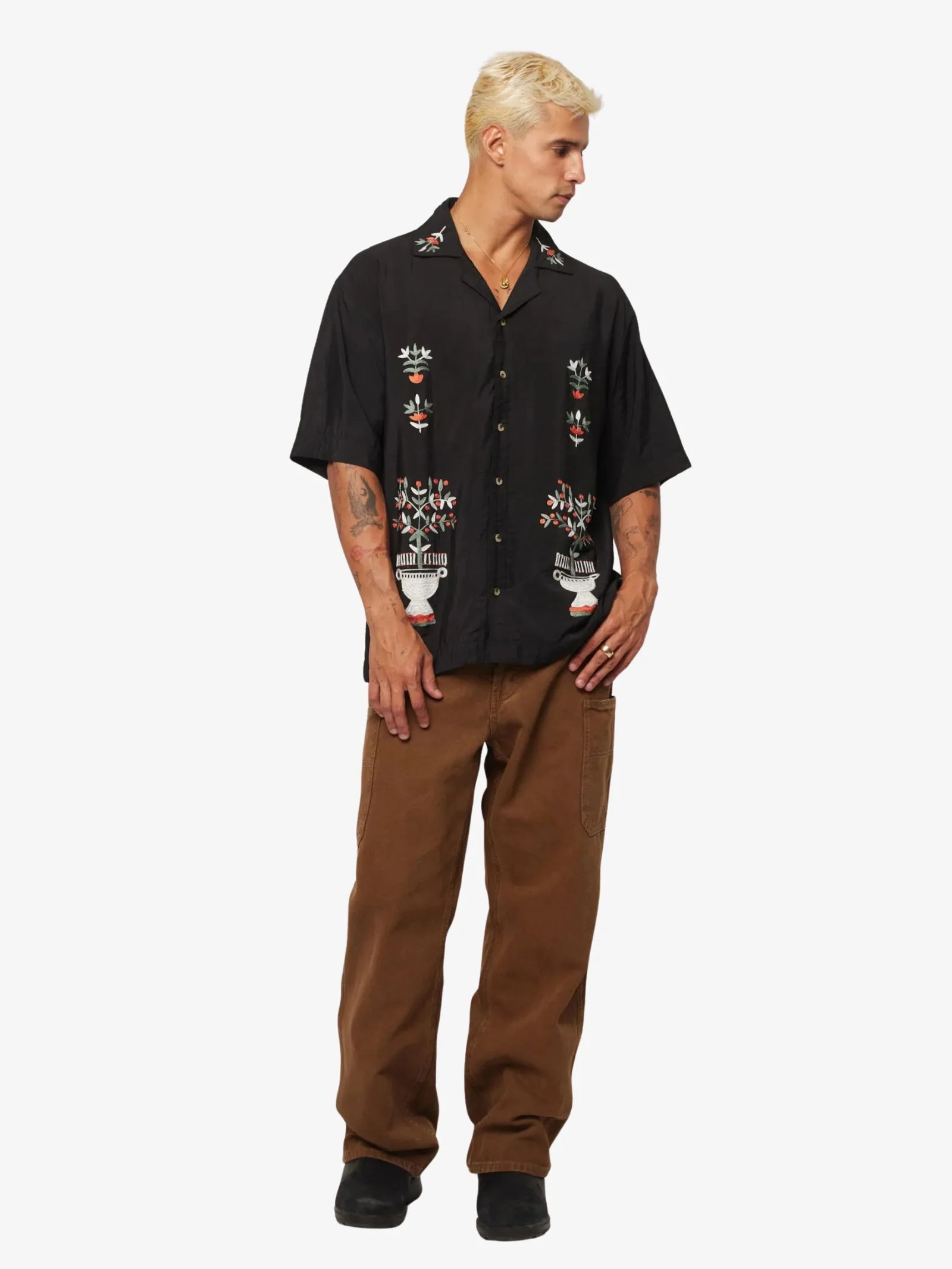 Night Garden Bowler Shirt - Image 4