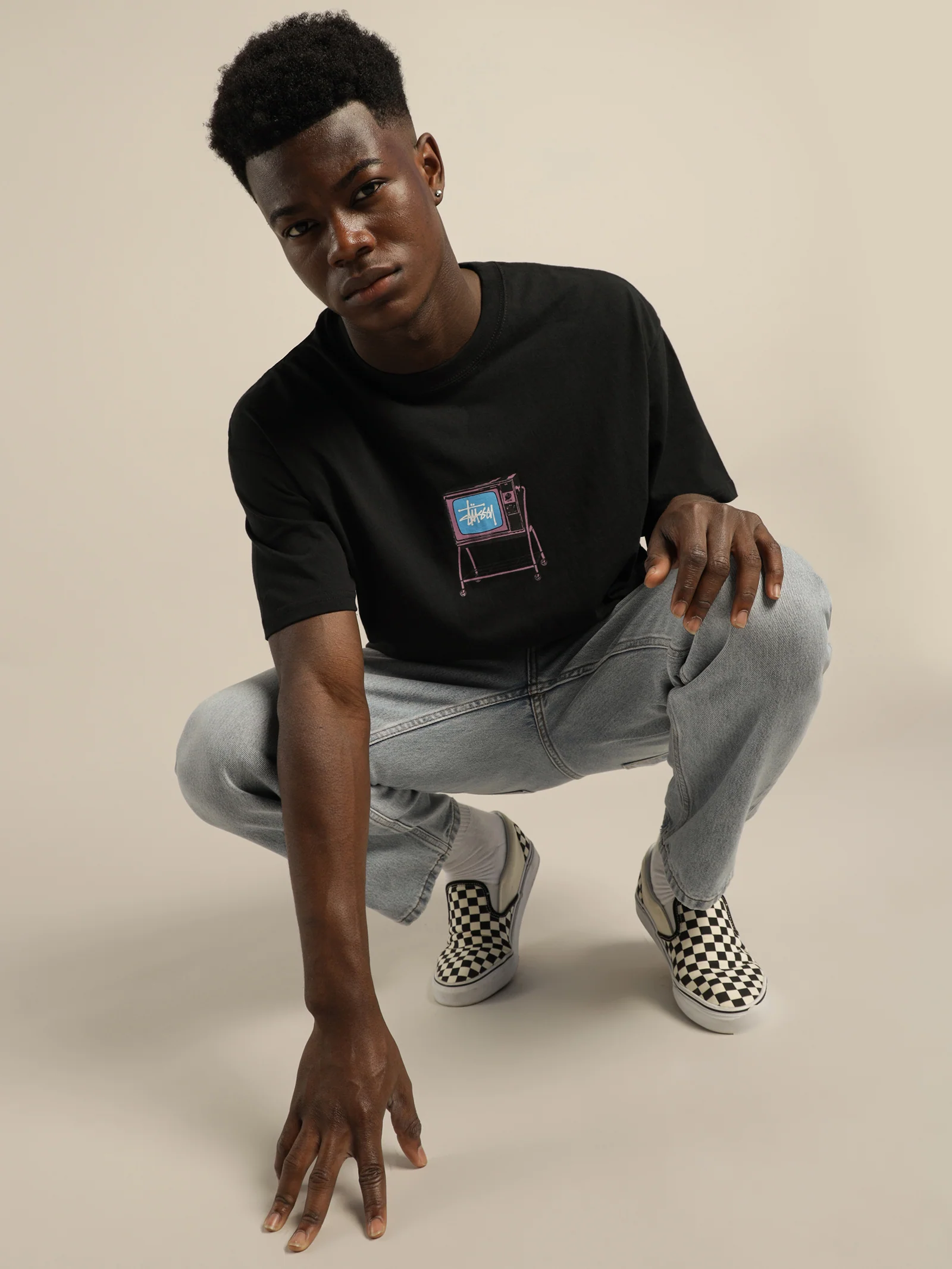 Rolling TV Short Sleeve T-Shirt - Image 2