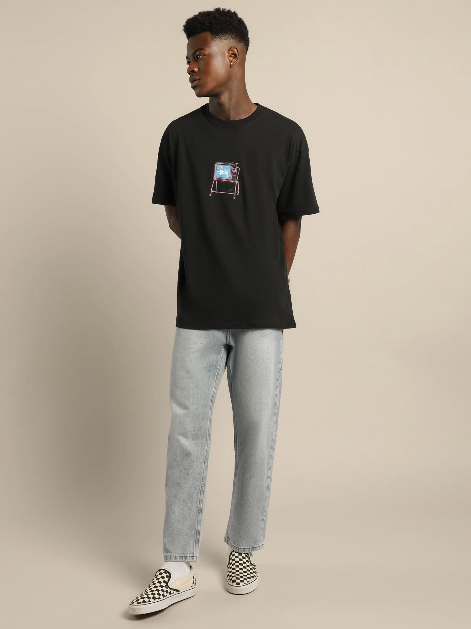 Rolling TV Short Sleeve T-Shirt - Image 4