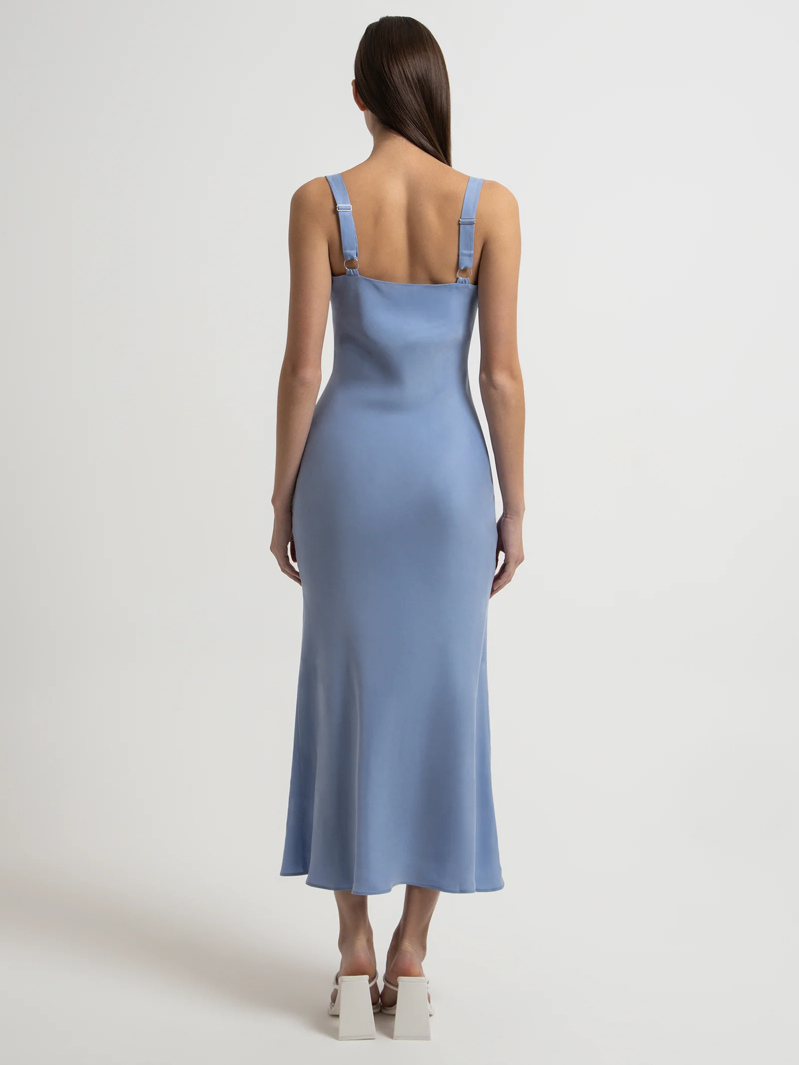 Roni Cupro Slip Dress - Image 5
