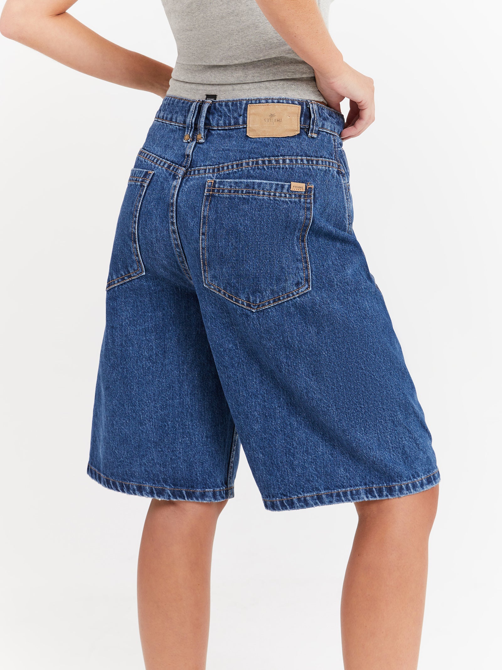 Ronnie Pieced Denim Shorts - Image 3