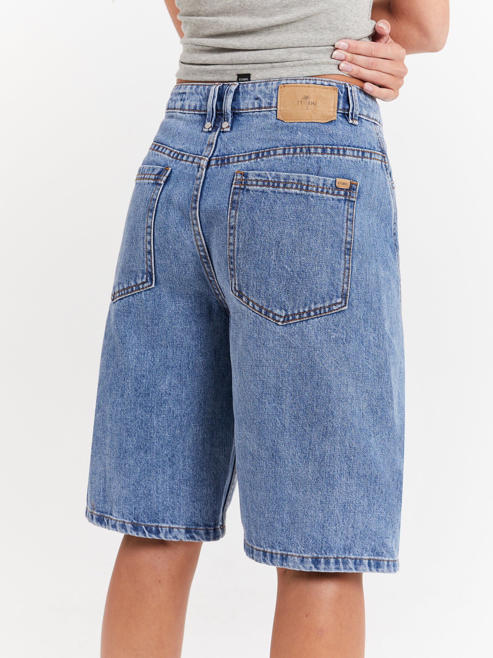 Ronnie Pieced Denim Shorts - Image 3