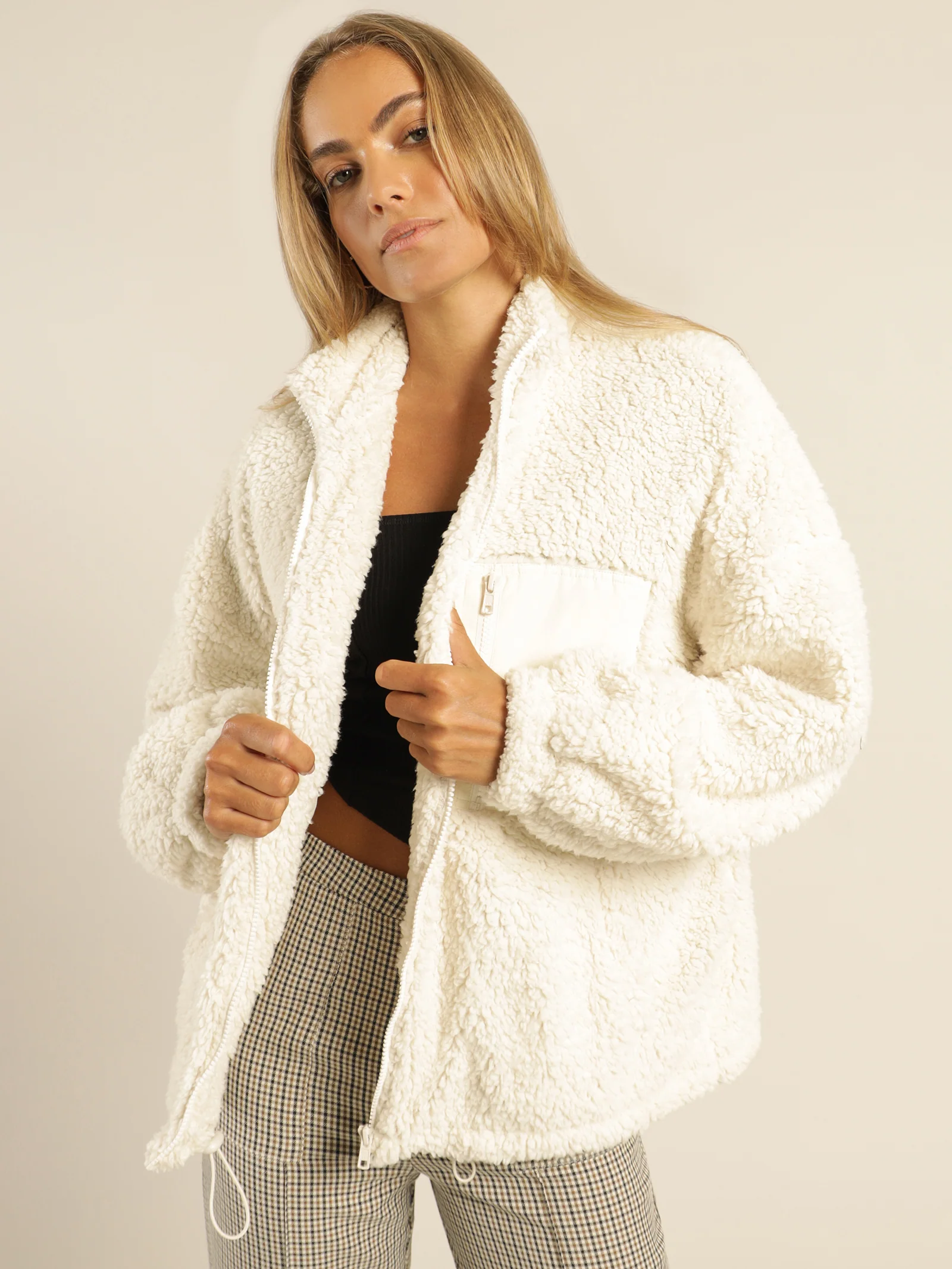 Rory Teddy Bomber Jacket - Image 6