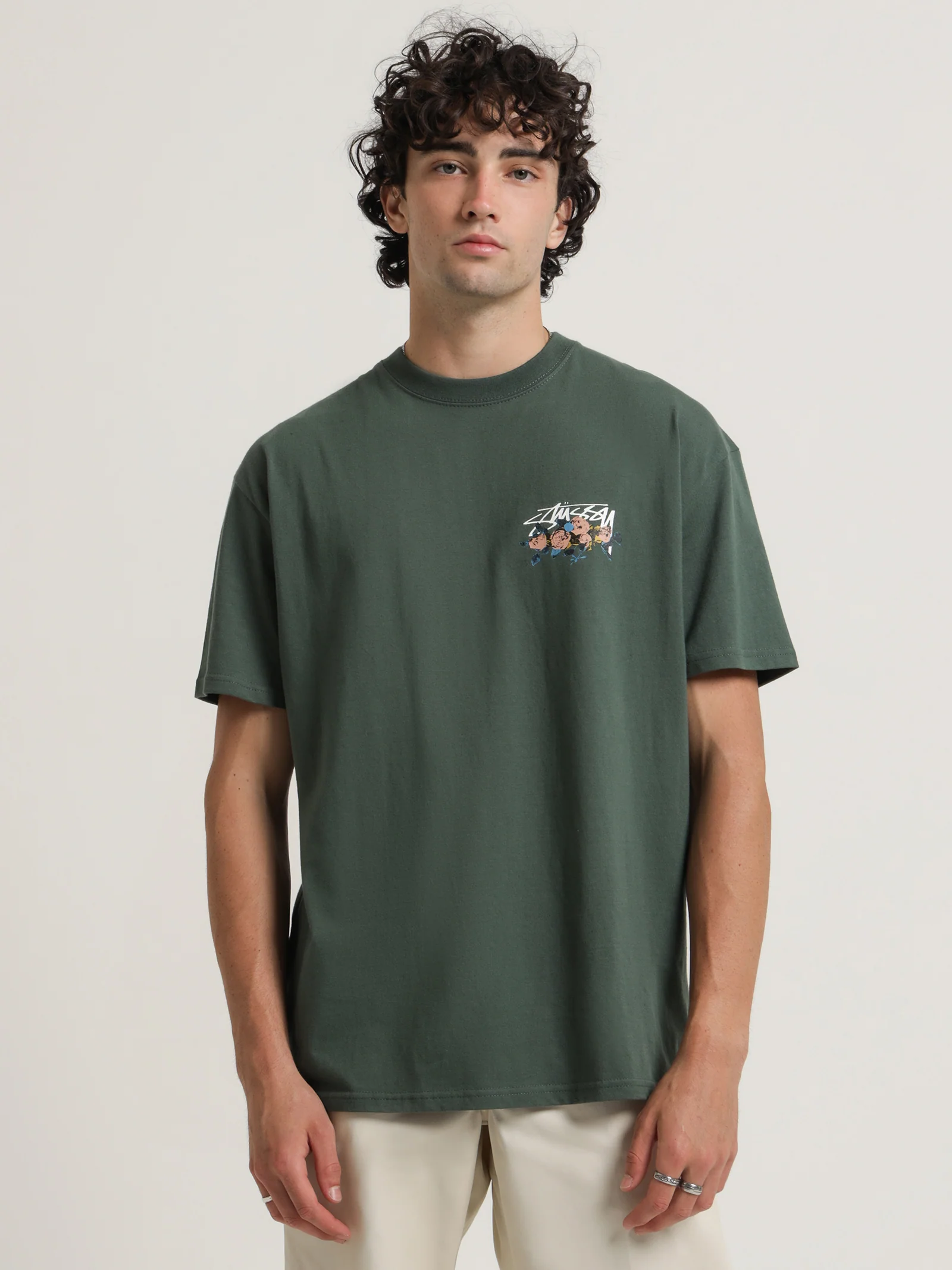 Roses Heavy Weight T-Shirt - Image 3