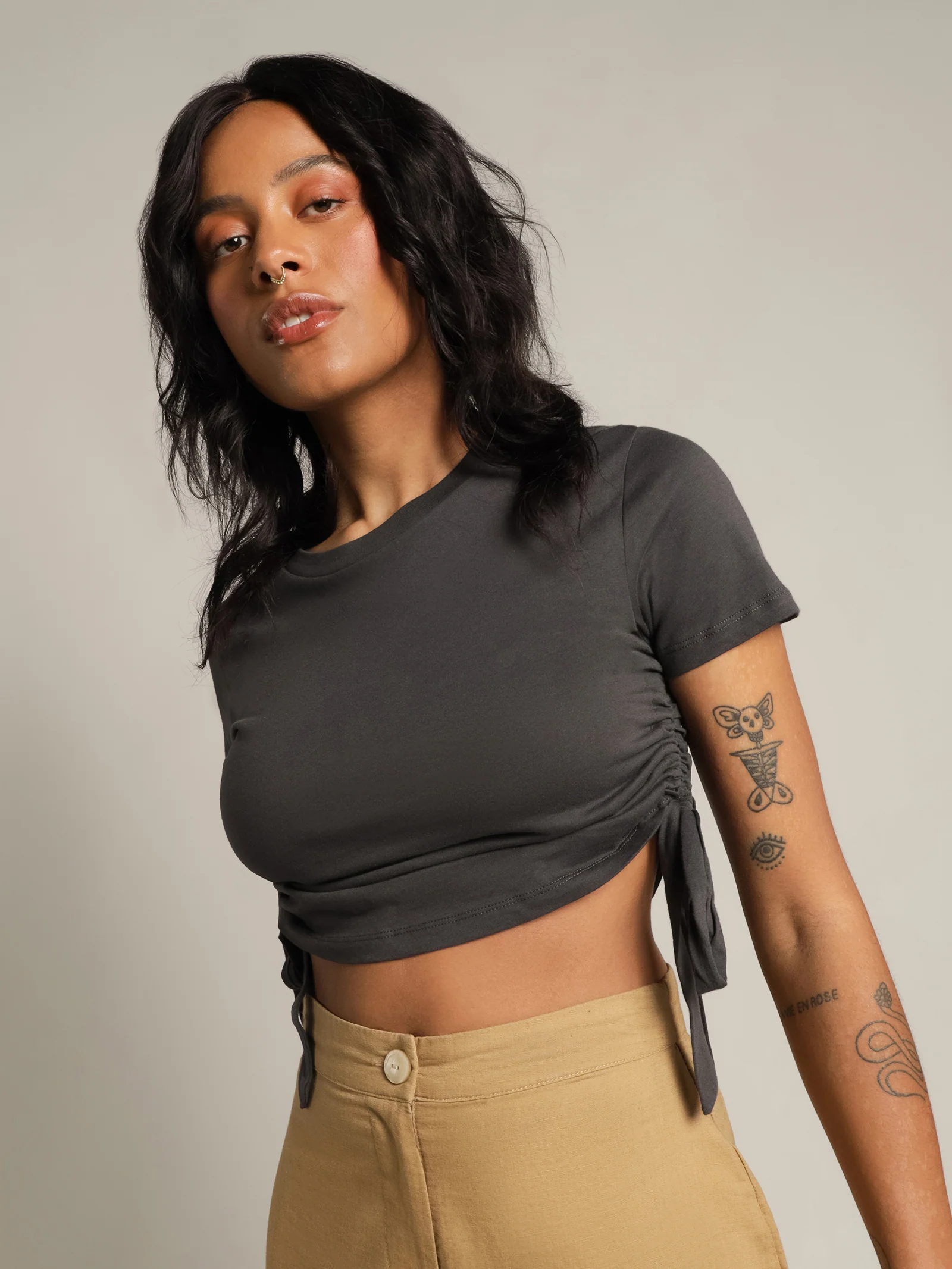 Rowan Drawstring T-Shirt - Image 2