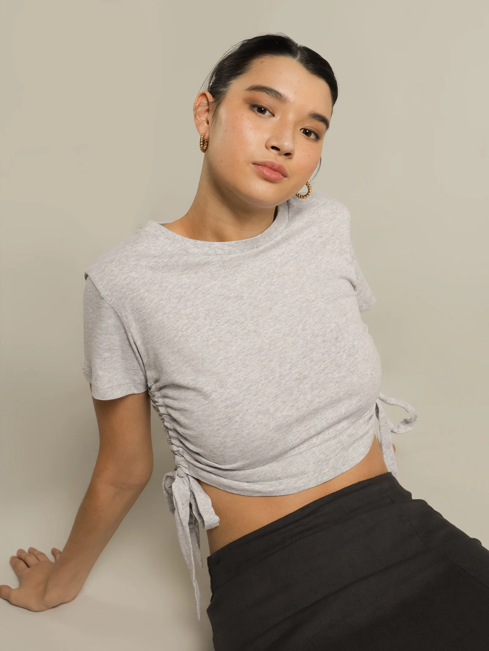 Rowan Drawstring T-Shirt - Image 2
