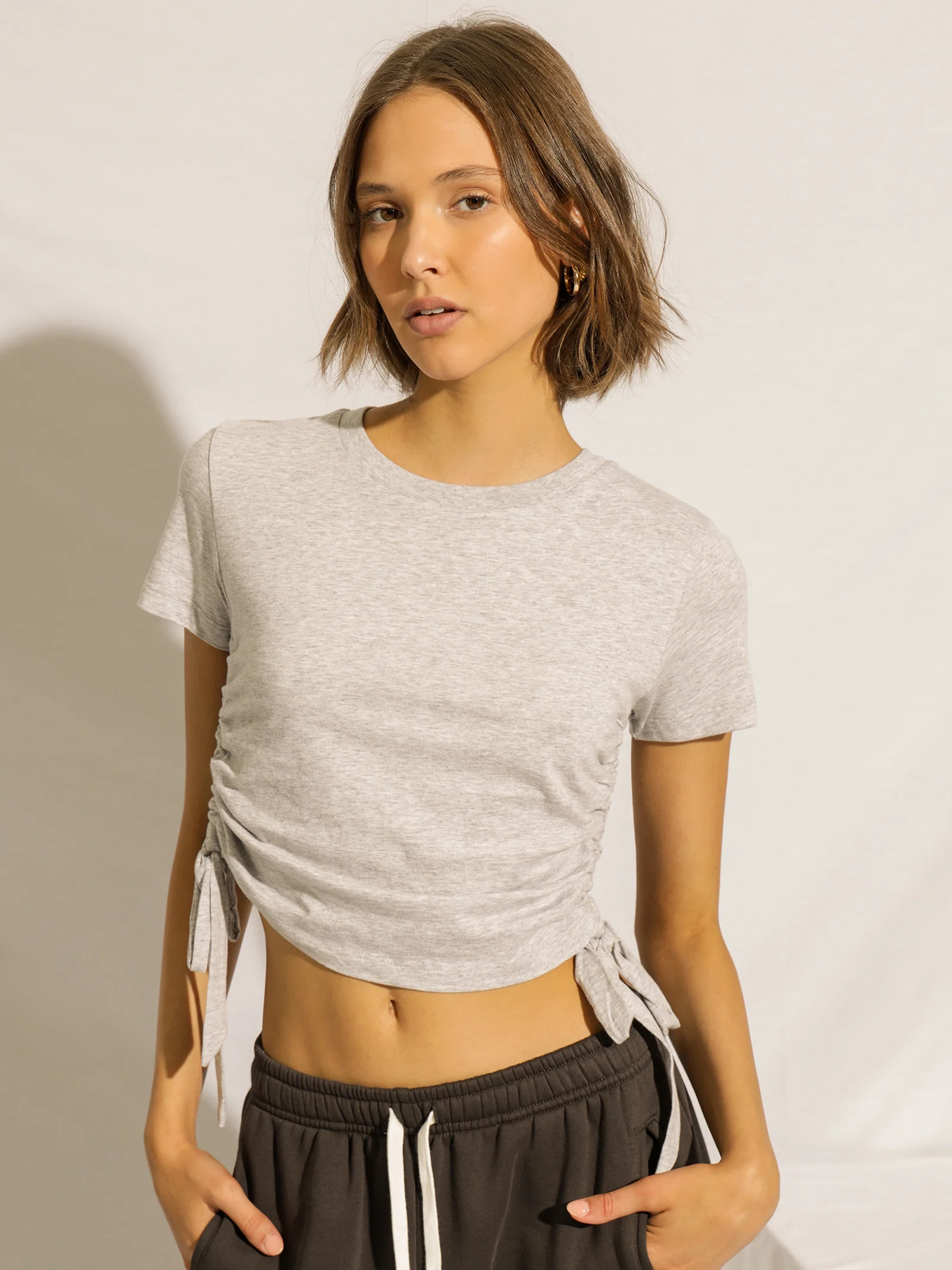 Rowan Organic Drawstring T-Shirt - Image 5