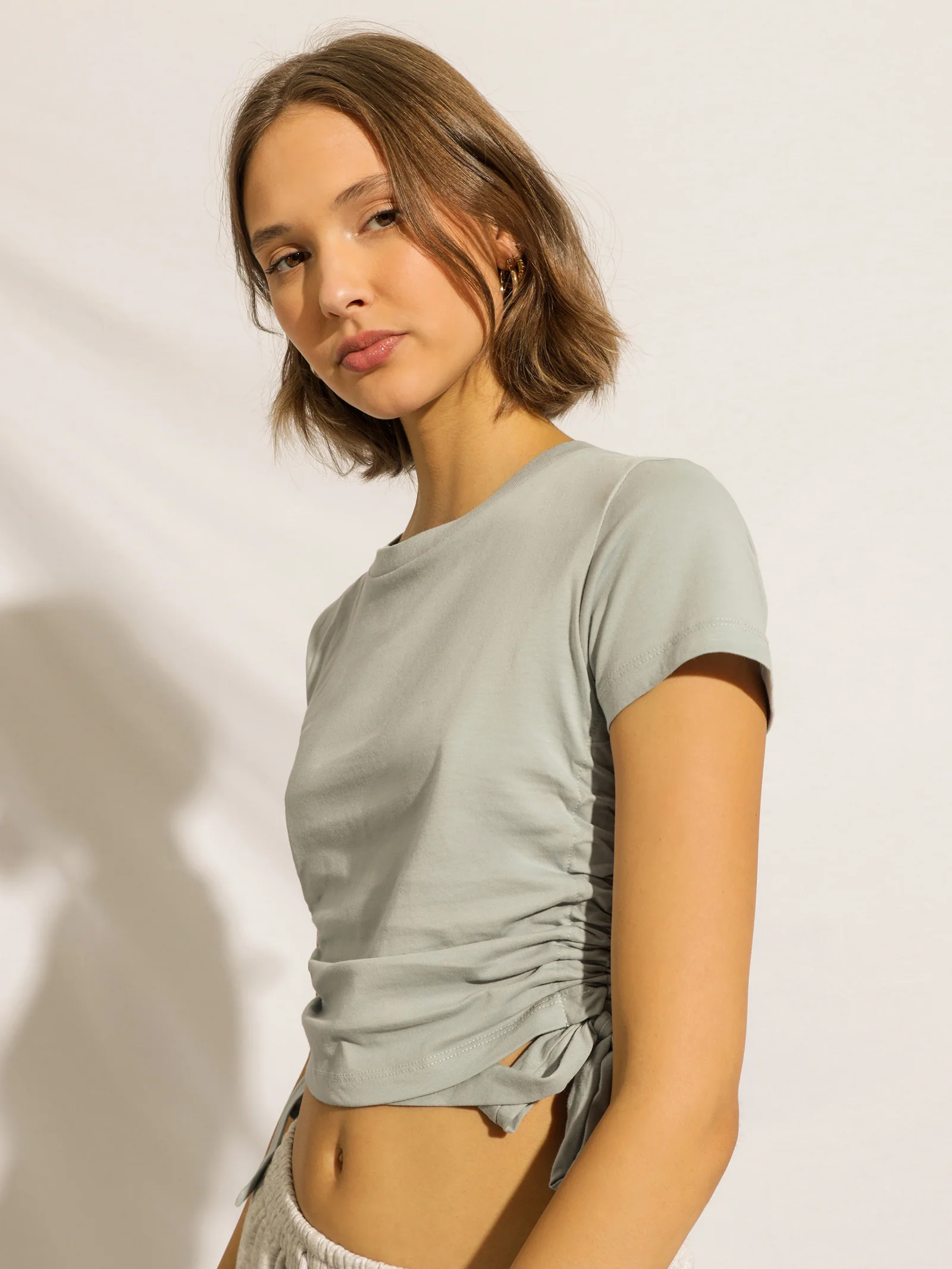 Rowan Organic Drawstring T-Shirt - Image 5