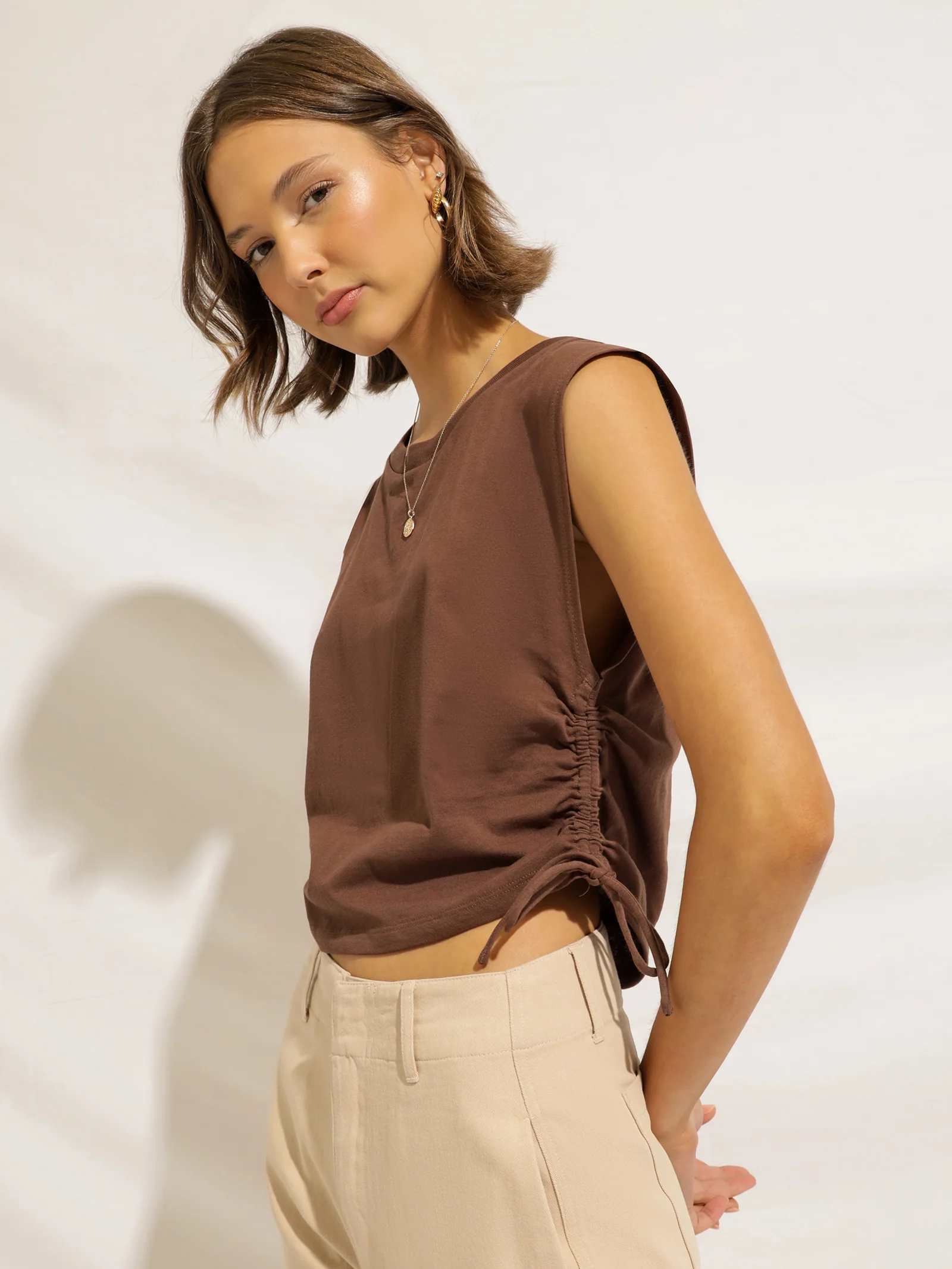Rowan Organic Drawstring Tank - Image 4
