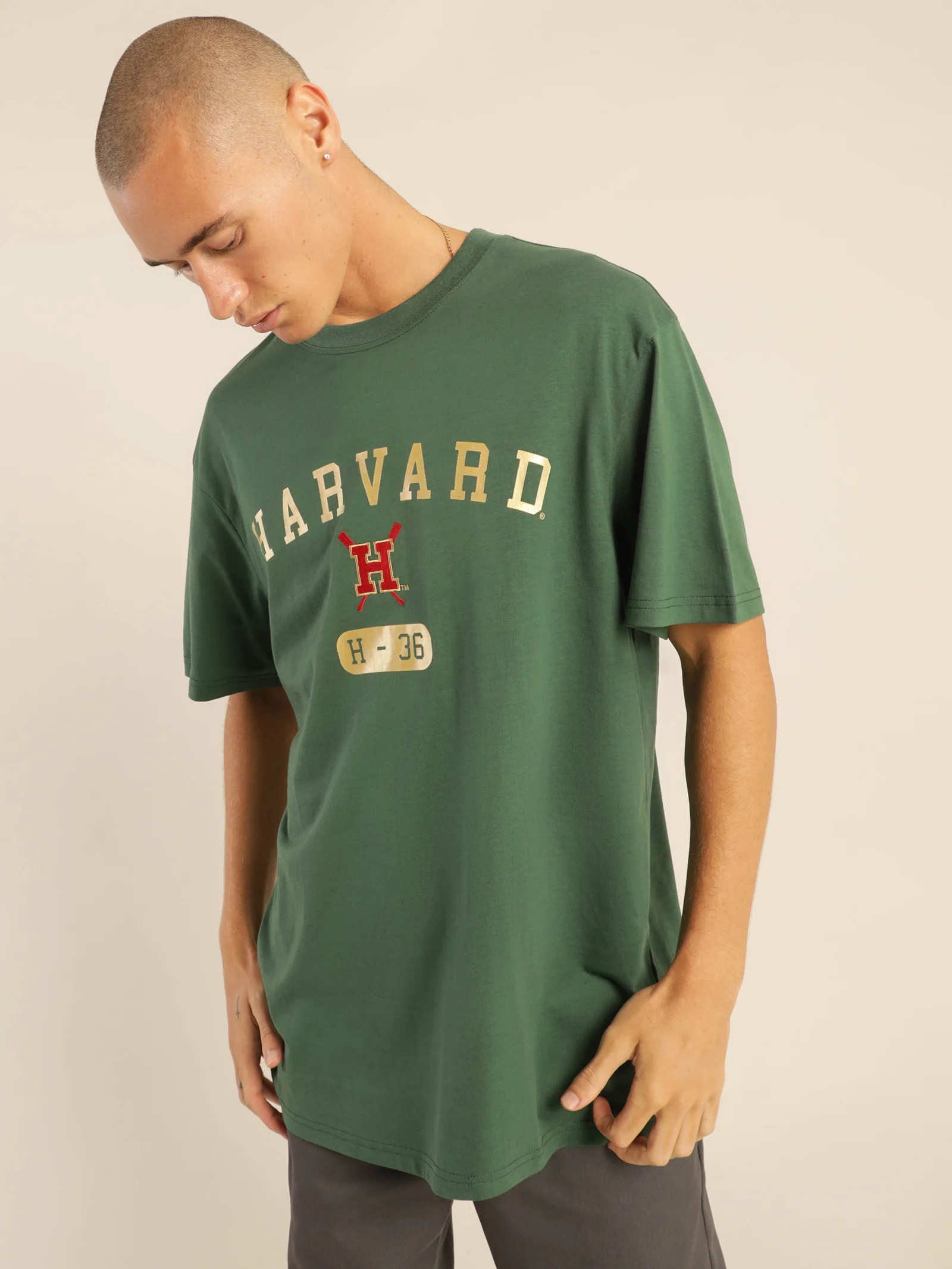 Royal 36 Harvard Logo T-Shirt - Image 2