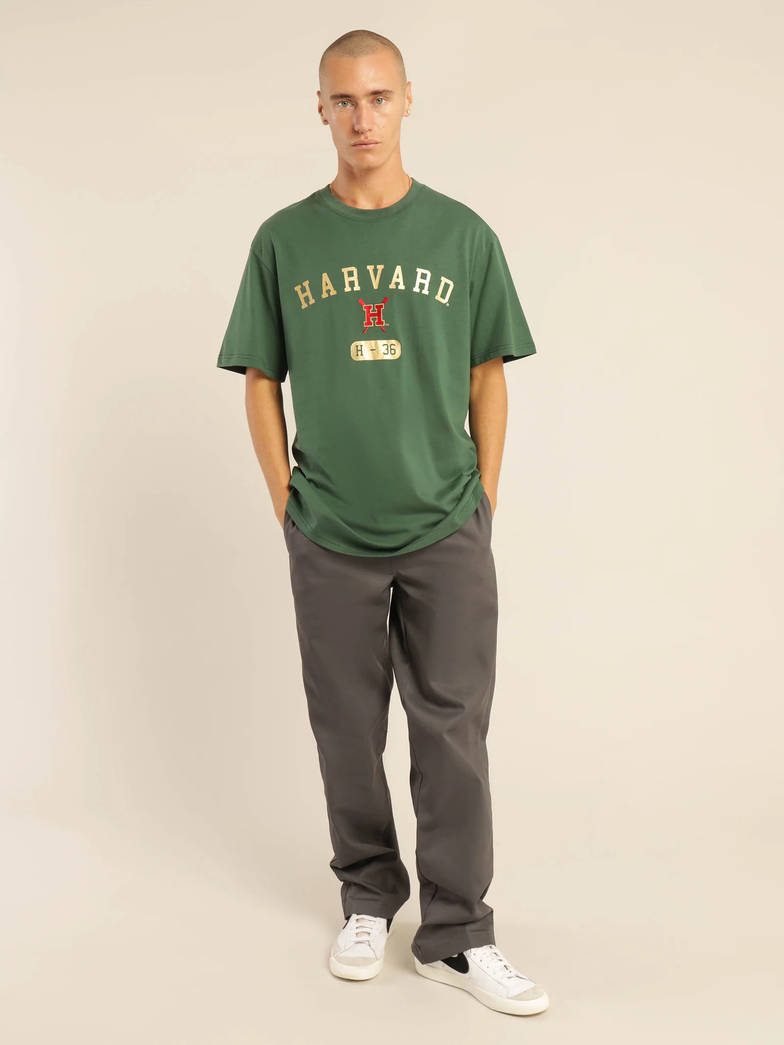 Royal 36 Harvard Logo T-Shirt - Image 3