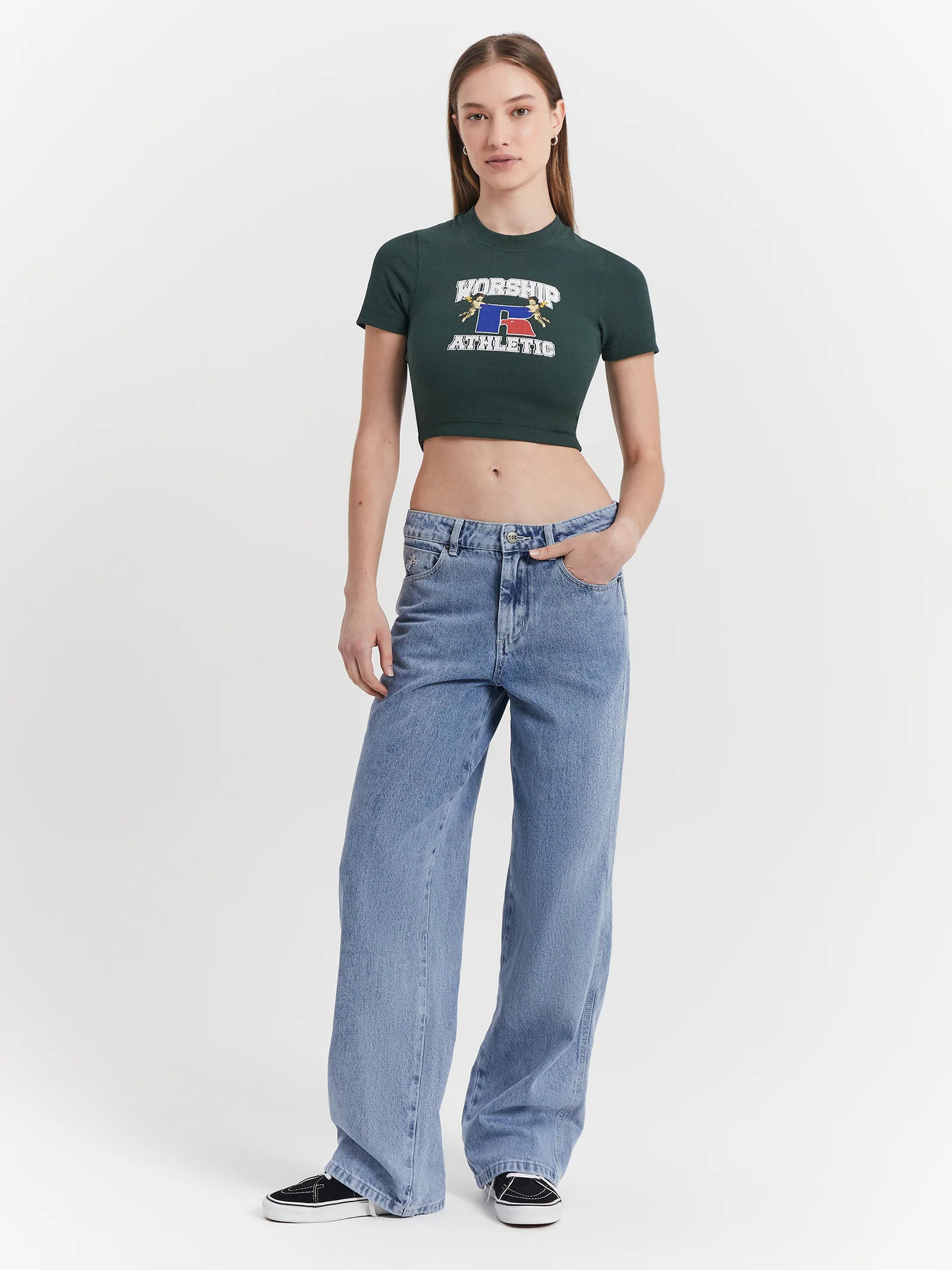 Russell Athletic Groundskeepers Micro T-Shirt - Image 4