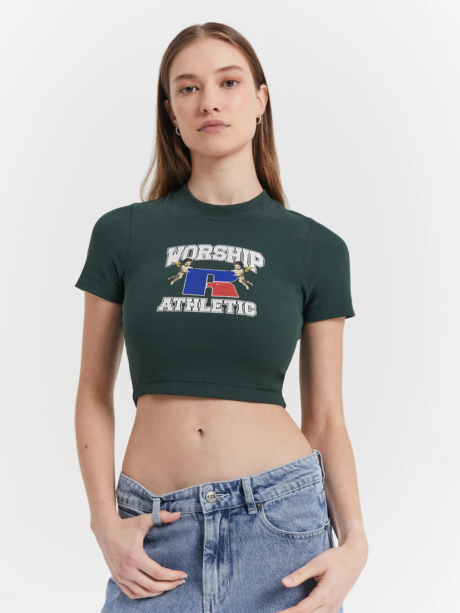 Russell Athletic Groundskeepers Micro T-Shirt - Image 5