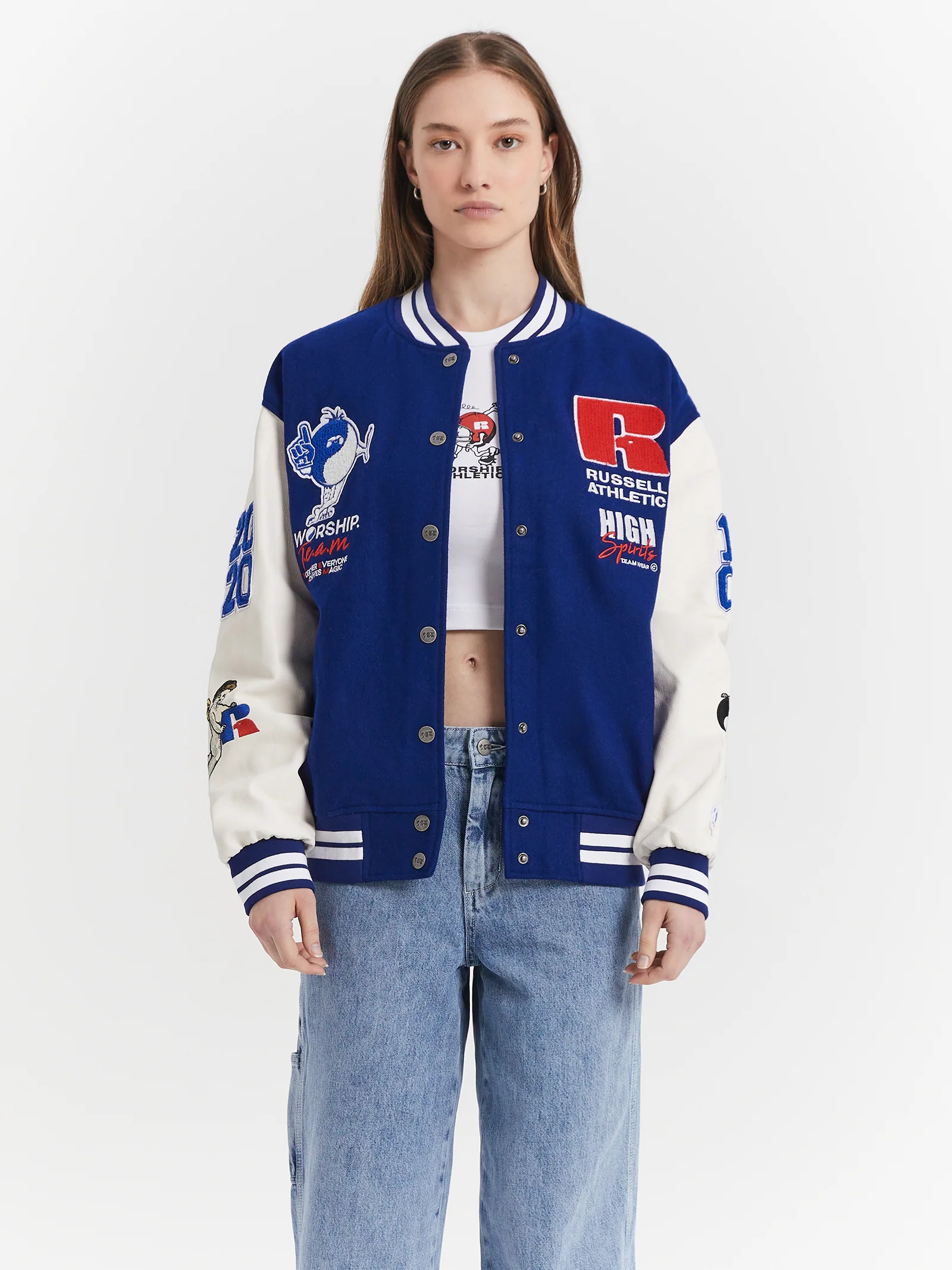 Russell Athletic Team Spirit Letterman Jacket - Image 6