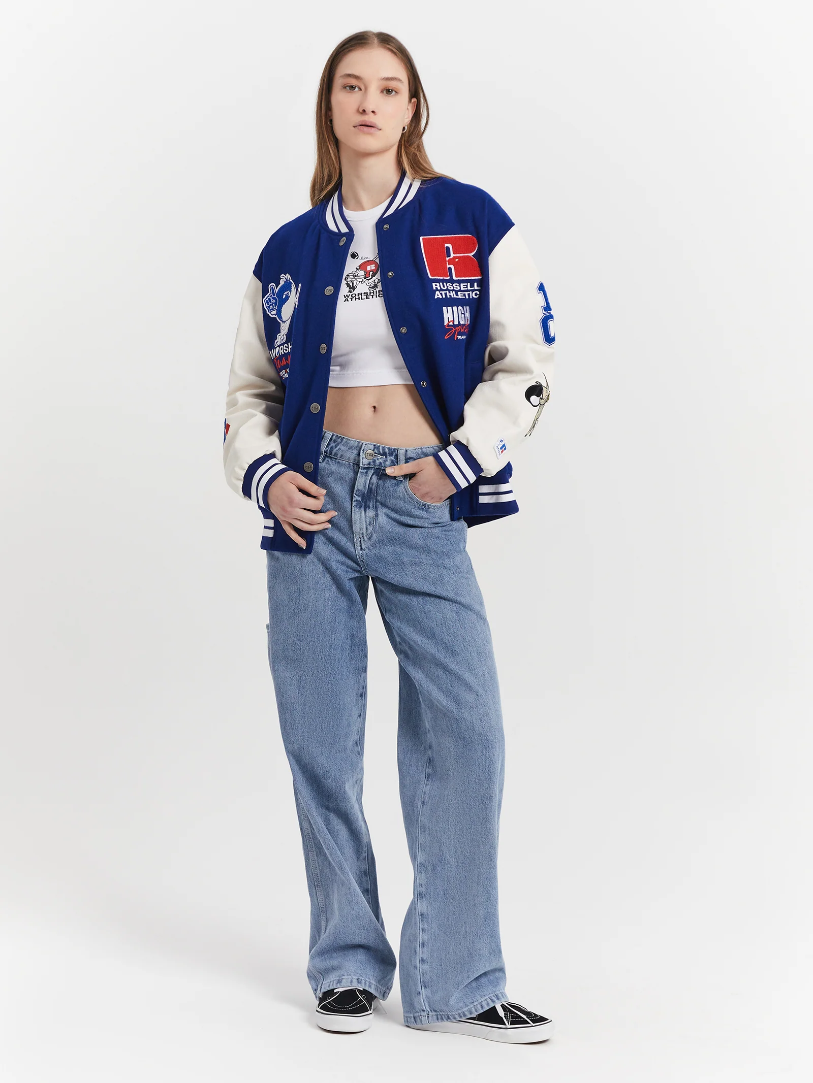 Russell Athletic Team Spirit Letterman Jacket - Image 7