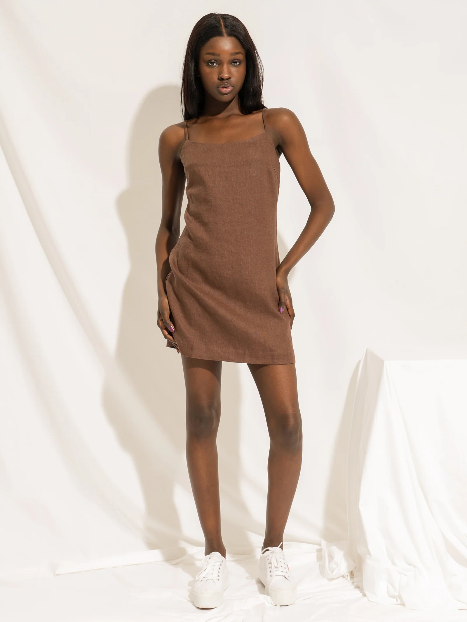 Rynn Linen Mini Dress