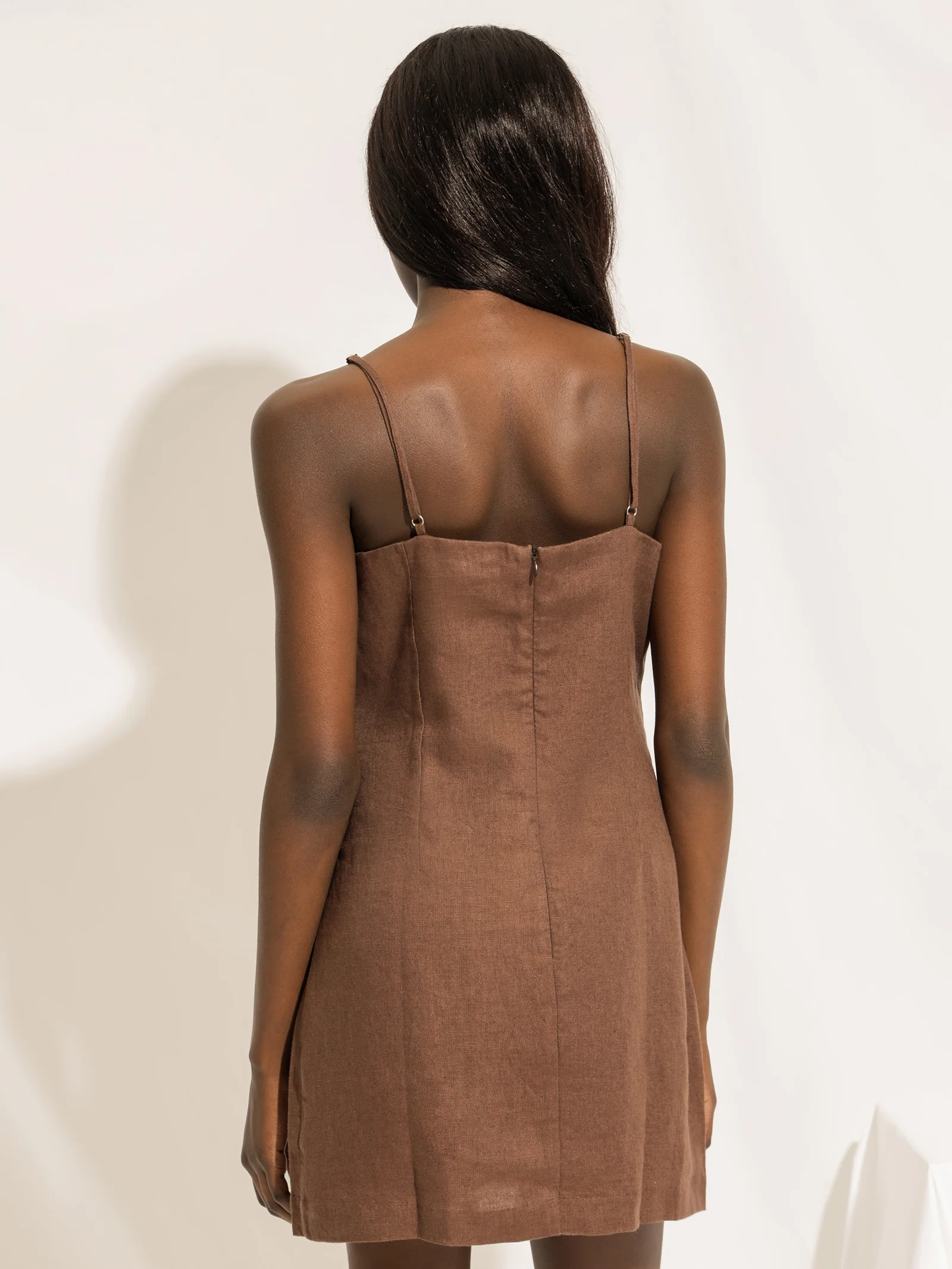 Rynn Linen Mini Dress - Image 5