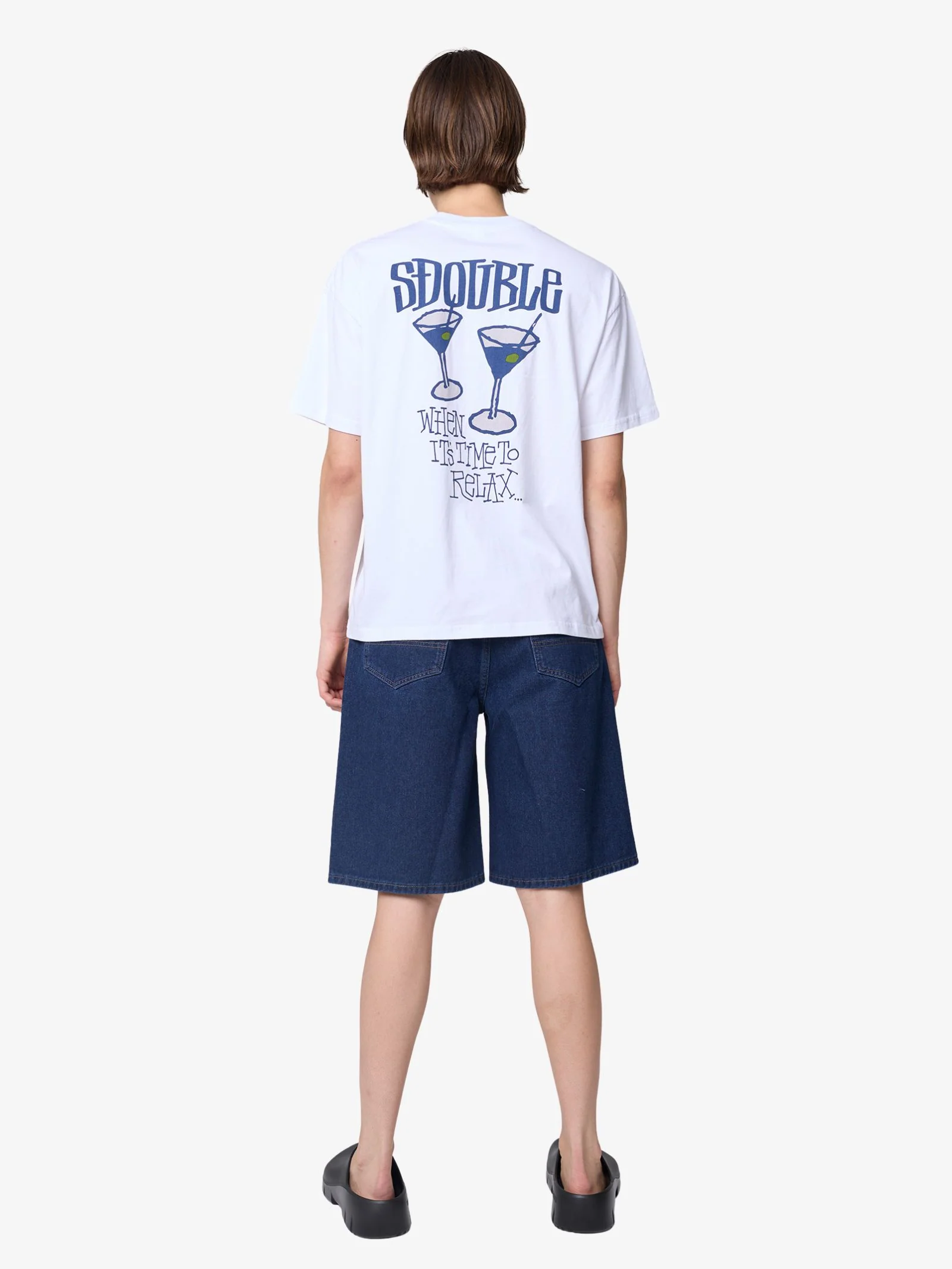 Denim Standard Shorts - Image 2